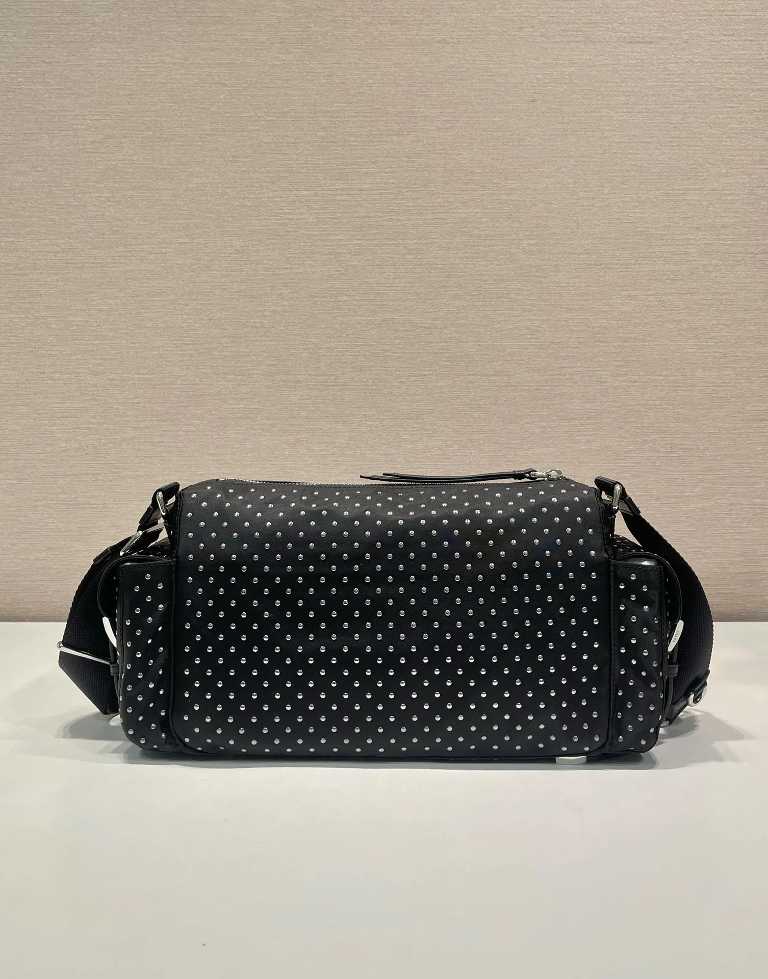 Сумка Prada Studded Re-Nylon Shoulder Bag - миниатюра 6