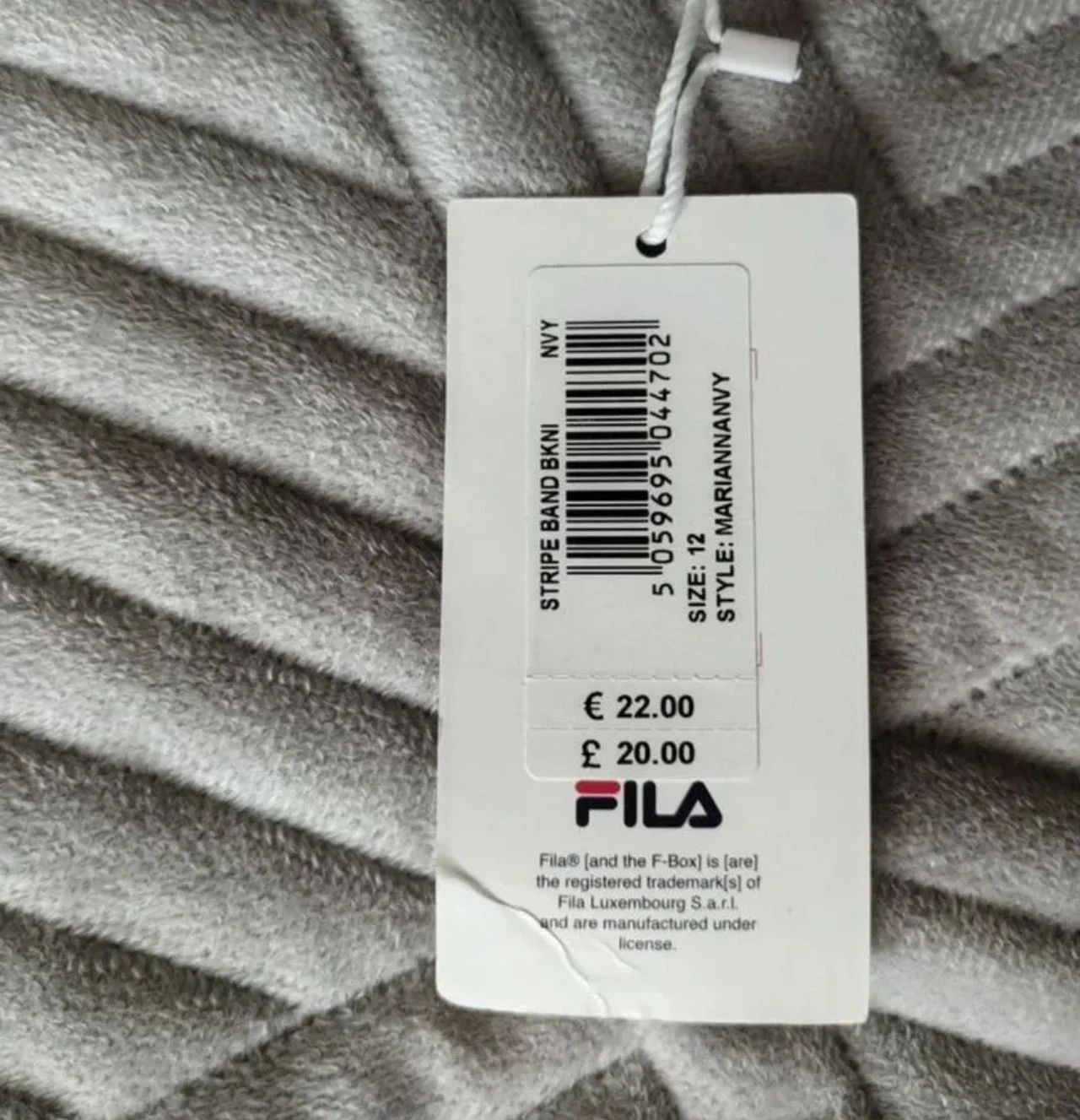Лиф-бандо Fila, новый , размер S - миниатюра 3