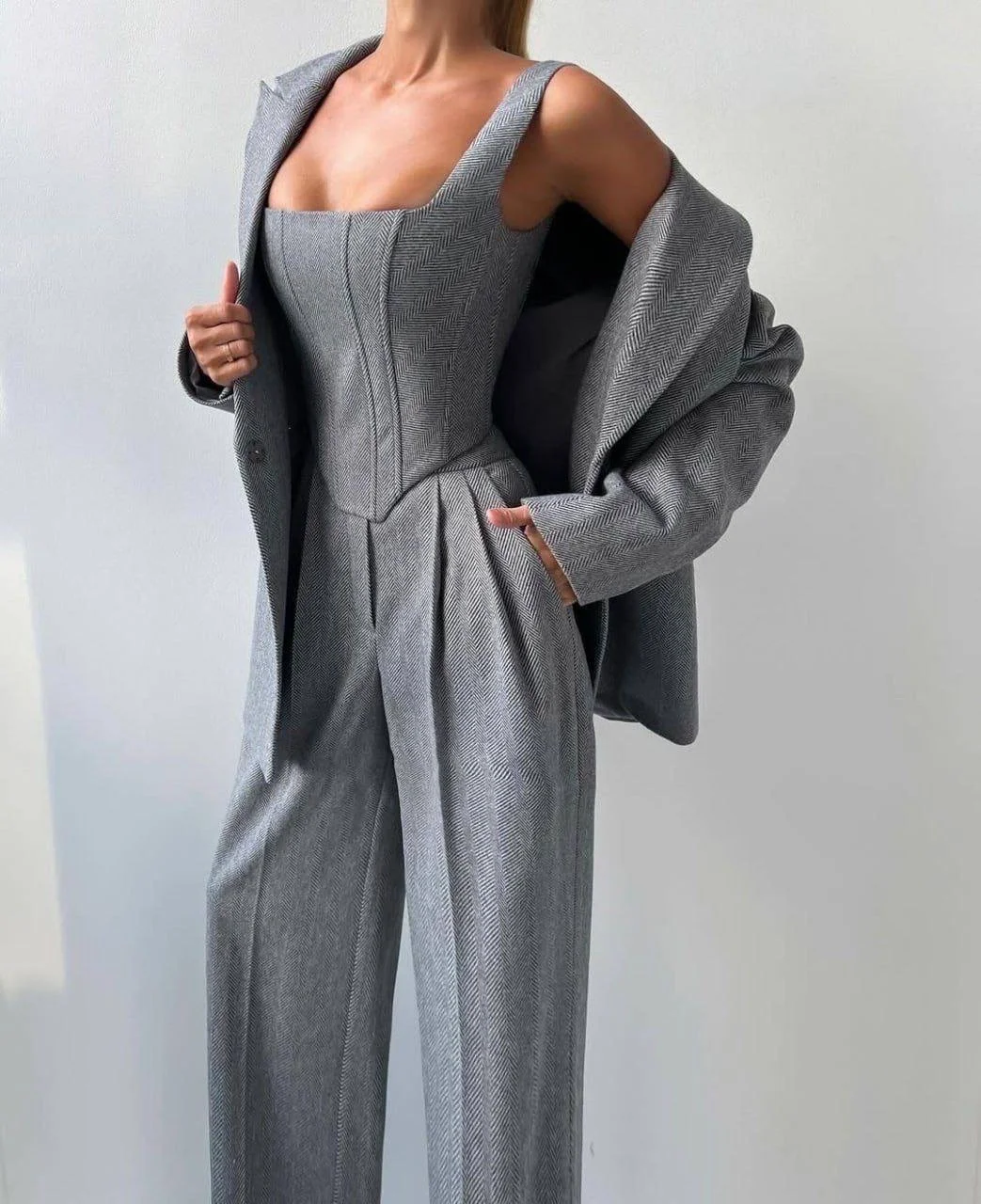 Костюм тройка женский - миниатюра 3