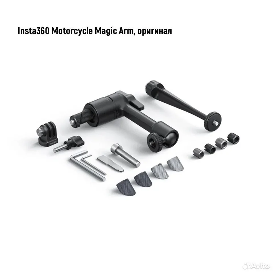 На мото Insta360 Motorcycle Magic Arm, оригинал - миниатюра 2