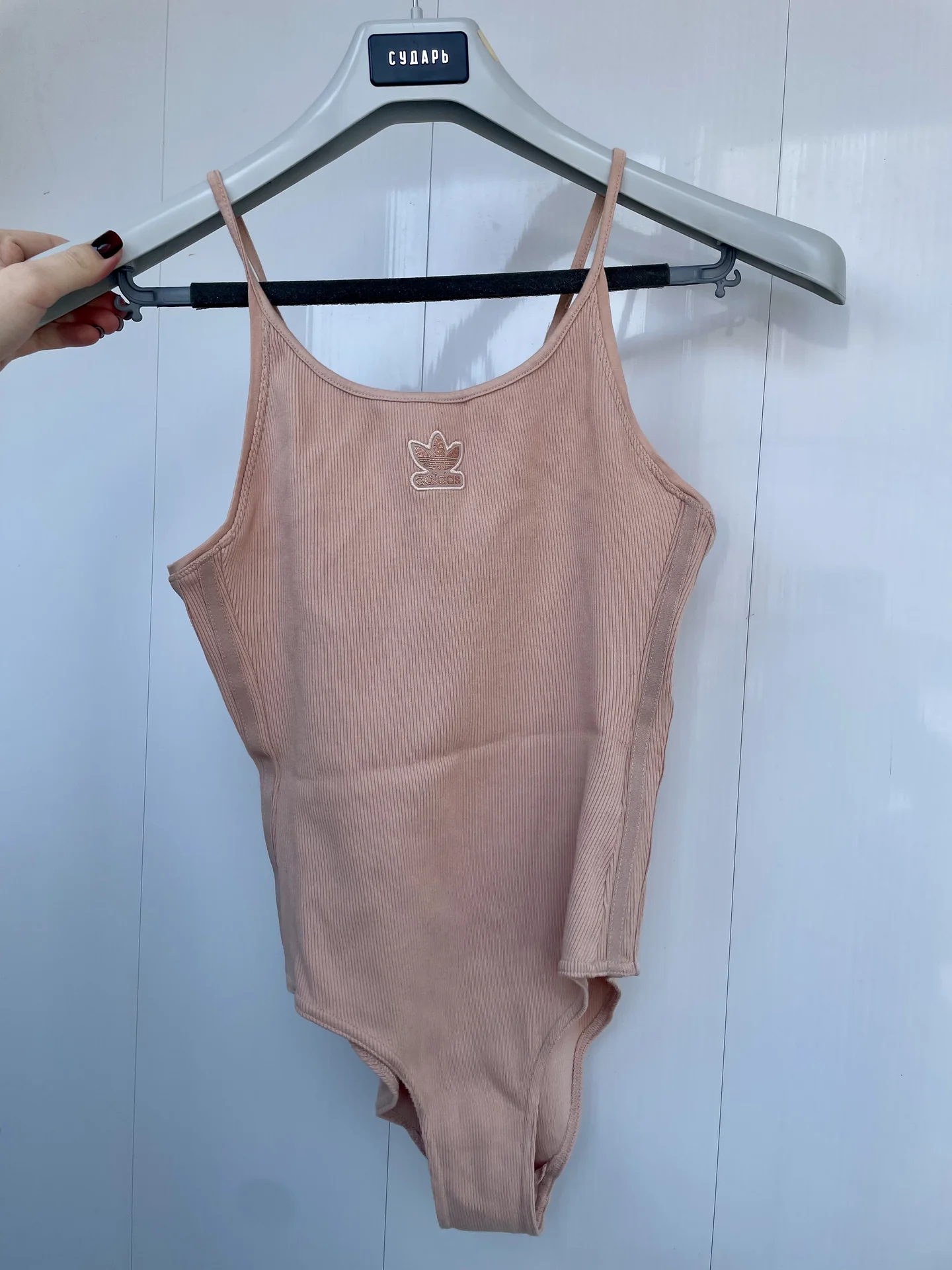 Adidas боди 46 ribbed bodysuit M - миниатюра 2