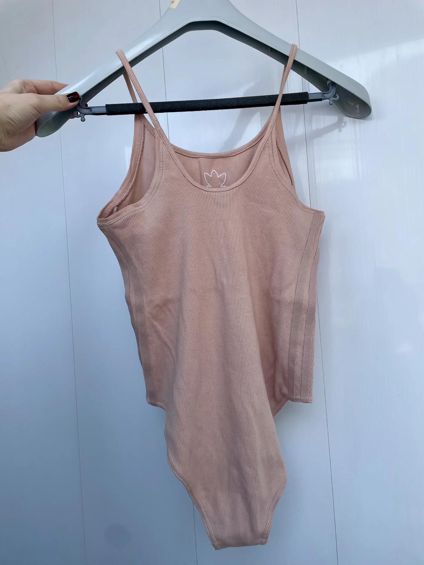 Adidas боди 46 ribbed bodysuit M - миниатюра 3