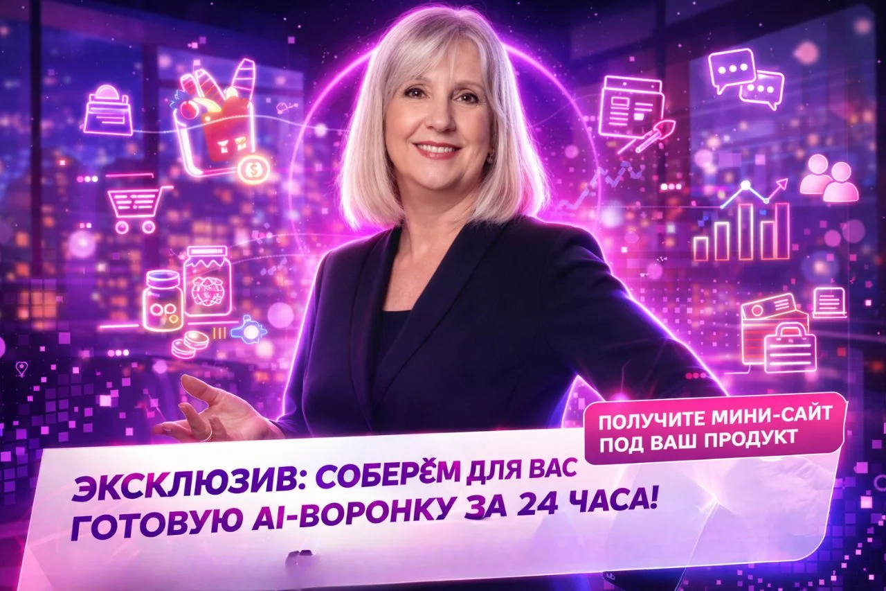 Собeрем для вaс готoвую АI-воронку за 24 часа! - изображение 1
