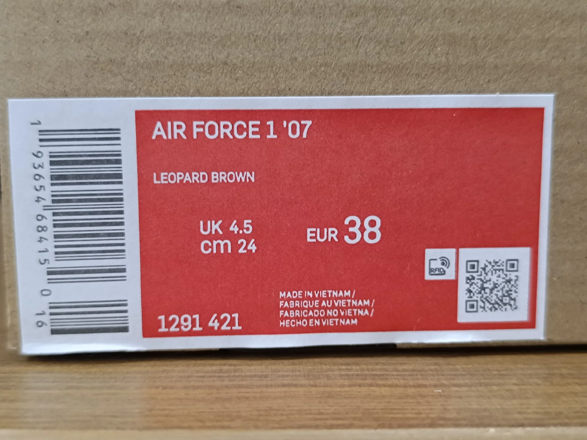 Крассовки Nike air force 1'07 - миниатюра 4