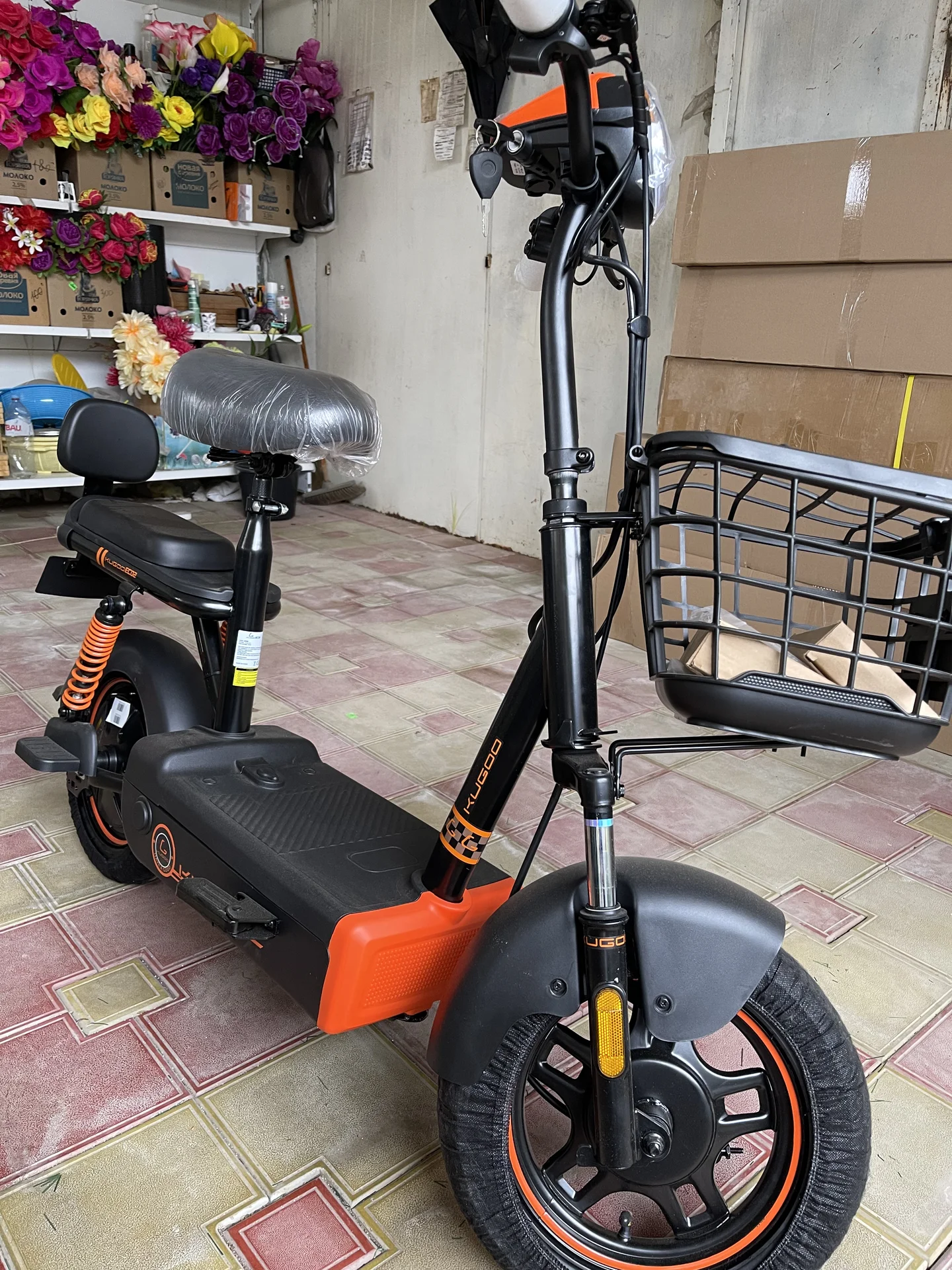 Электроскутер Kugoo Kirin EC02 PRO - миниатюра 4