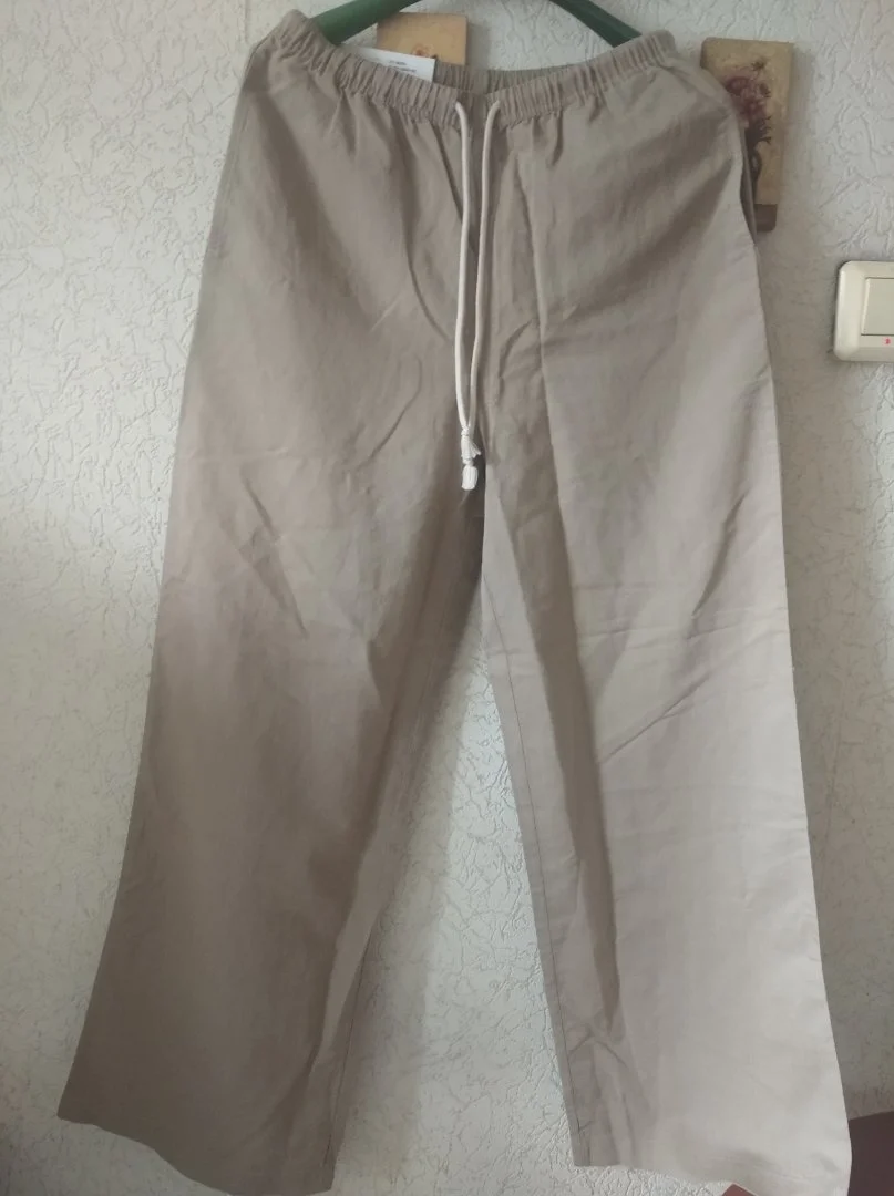 UNIQLO новые брюки из смесового льна, S - миниатюра 5