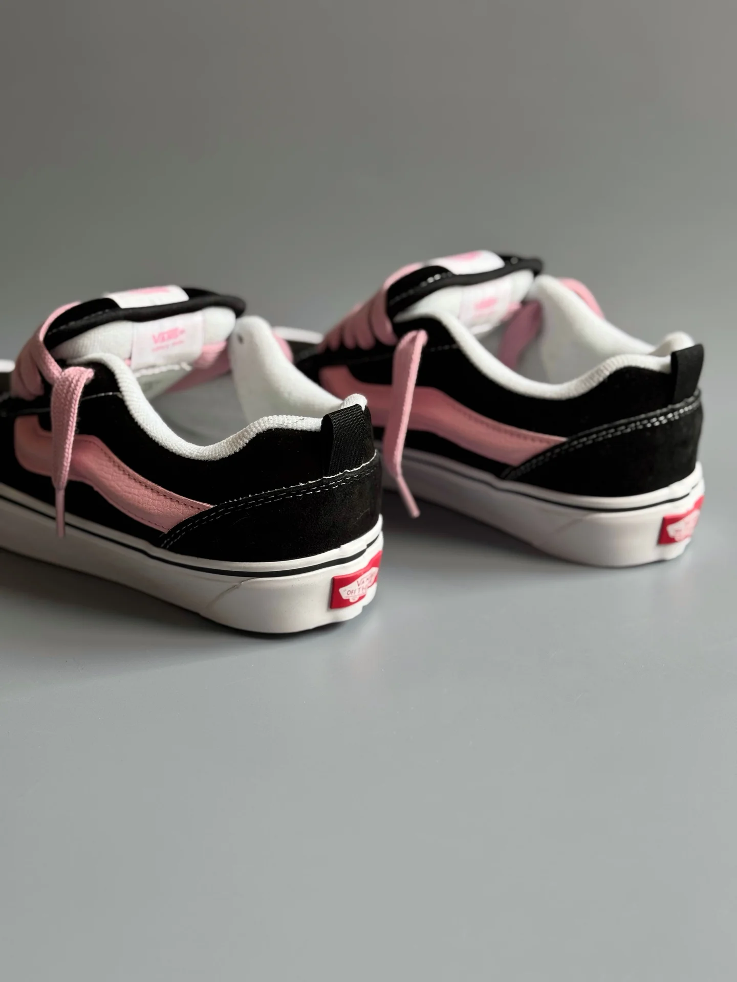 Vans Knu Skool Черно-Розовые - миниатюра 5