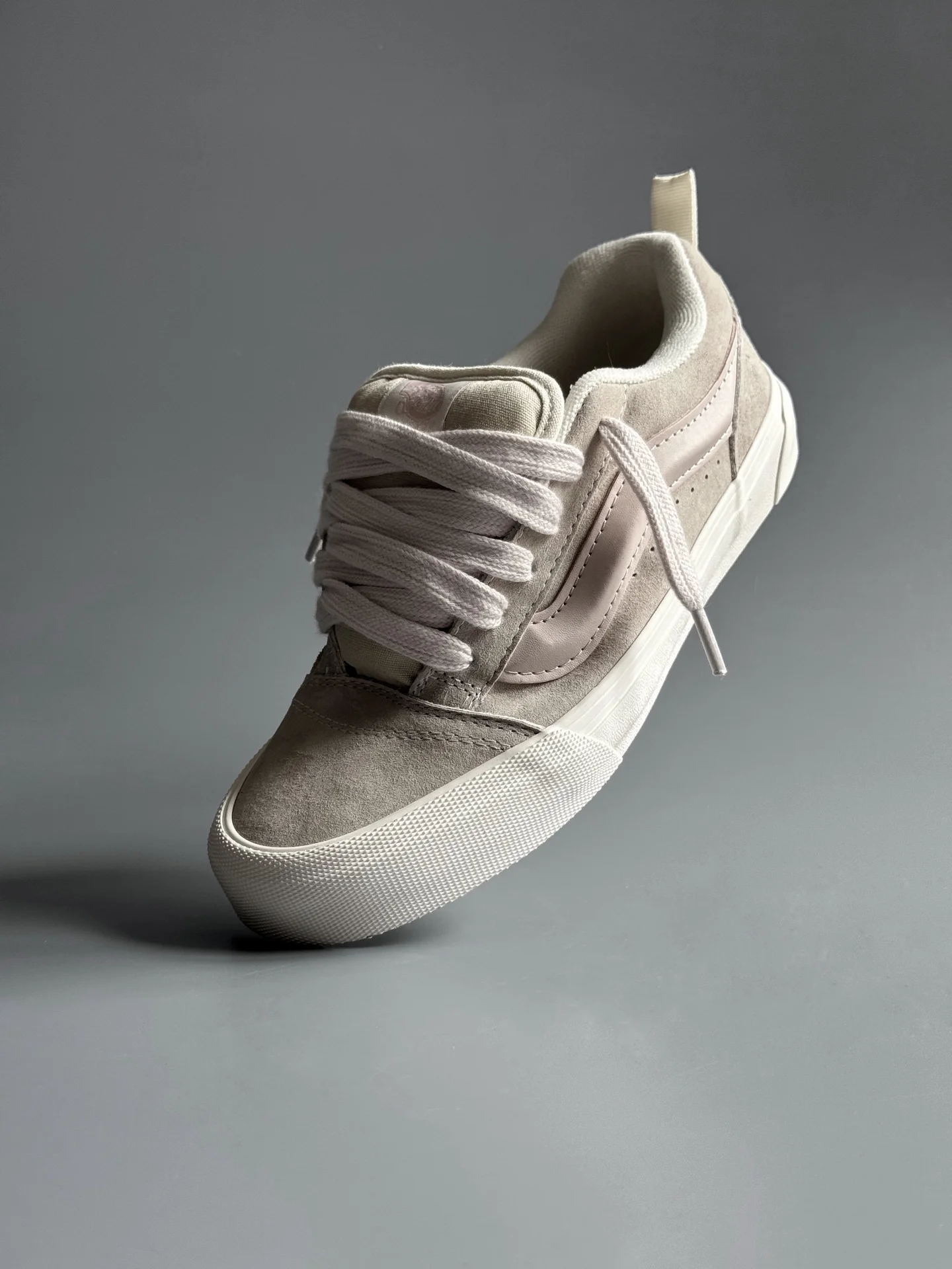 Vans Knu Skool Серо-Розовые - миниатюра 3