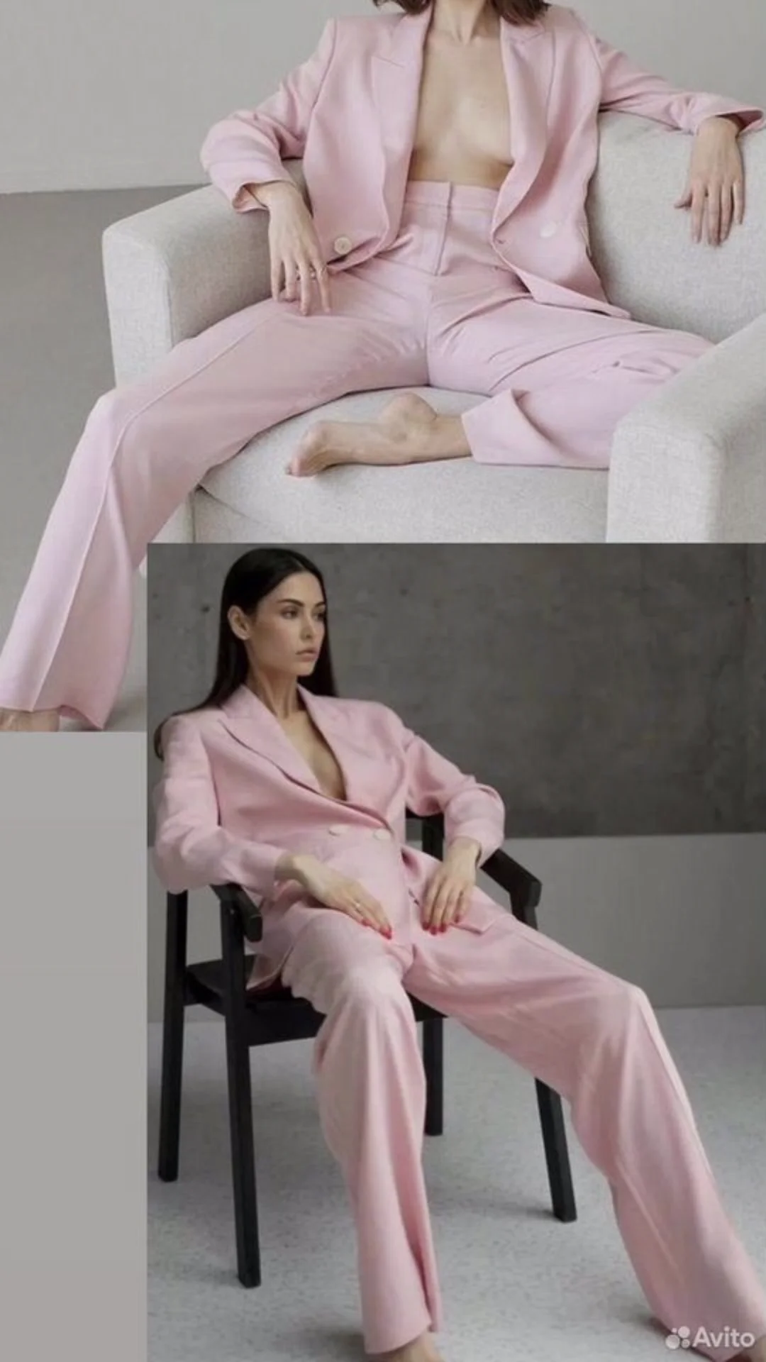 Женский брючный костюм zara (оригинал) S-M - миниатюра 2