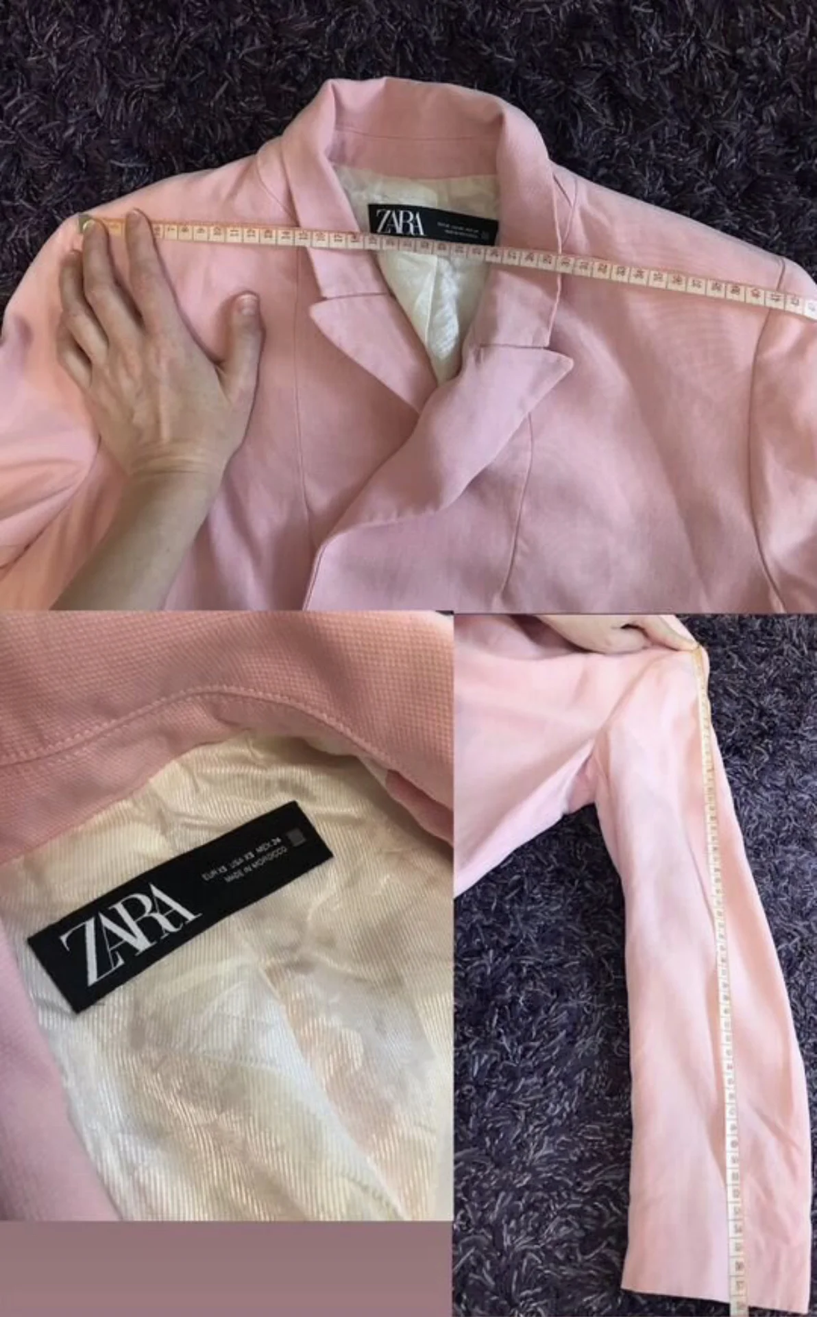 Женский брючный костюм zara (оригинал) S-M - миниатюра 4