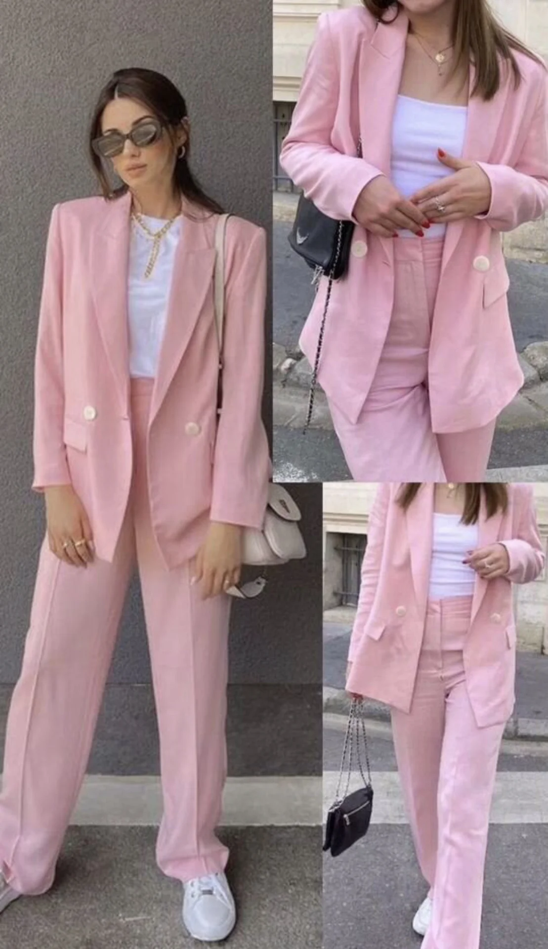 Женский брючный костюм zara (оригинал) S-M - миниатюра 10