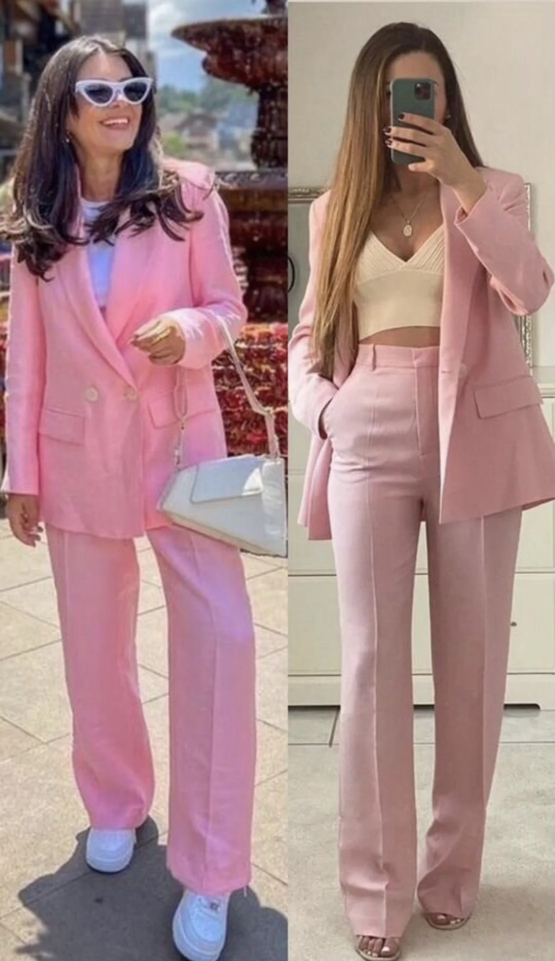 Женский брючный костюм zara (оригинал) S-M - миниатюра 11
