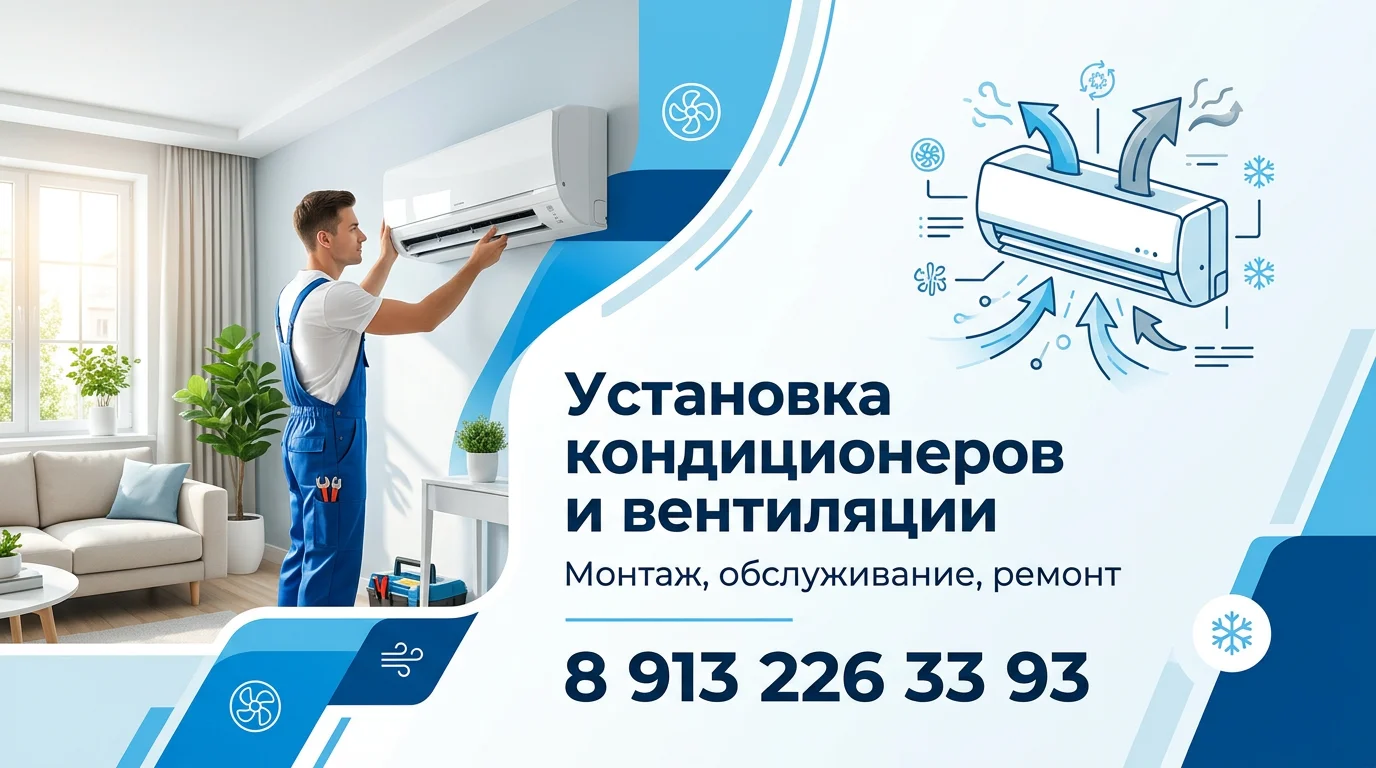 Установка кондиционеров, вентиляции - изображение 1