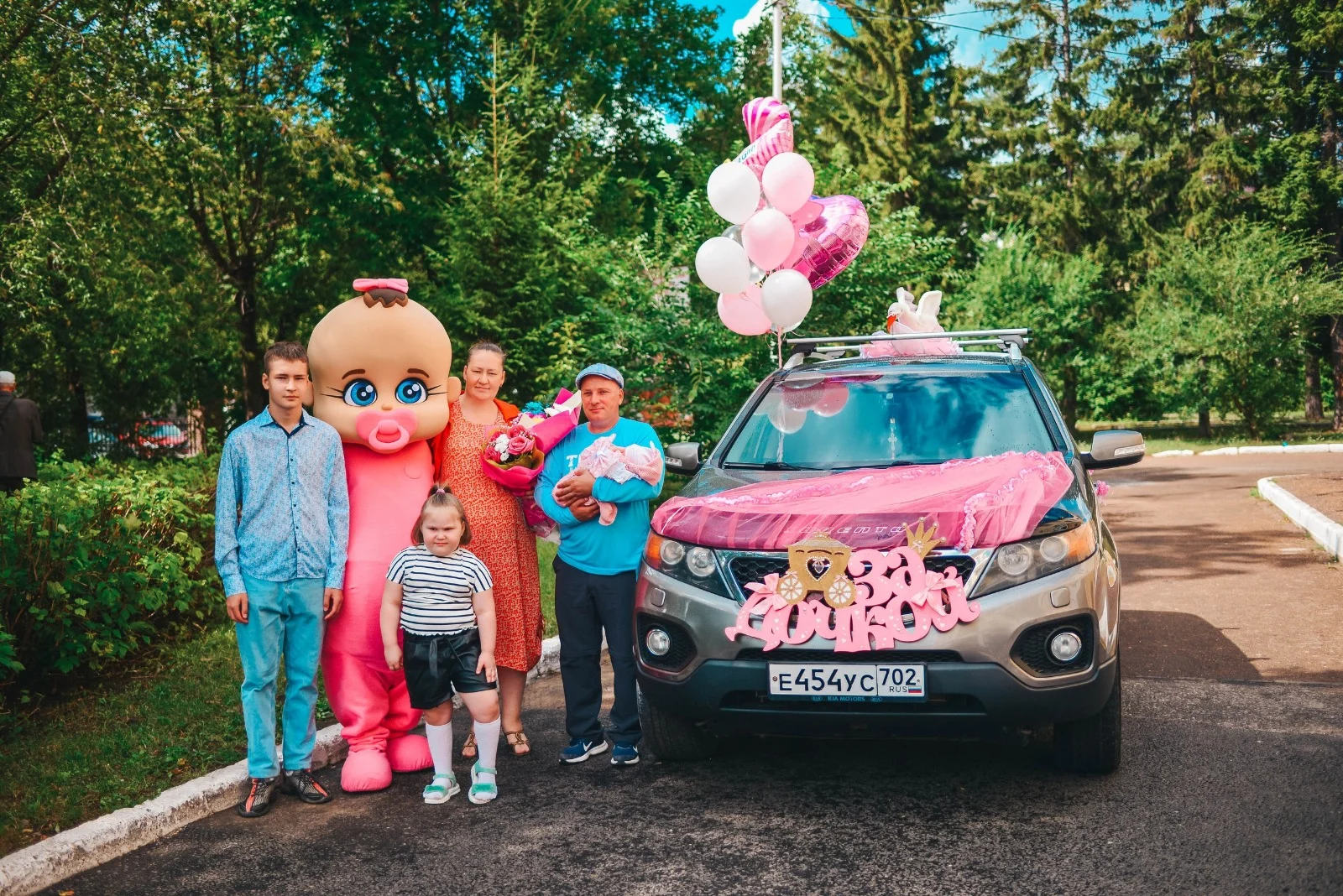 Выписка из роддома. Украшение для авто - миниатюра 7