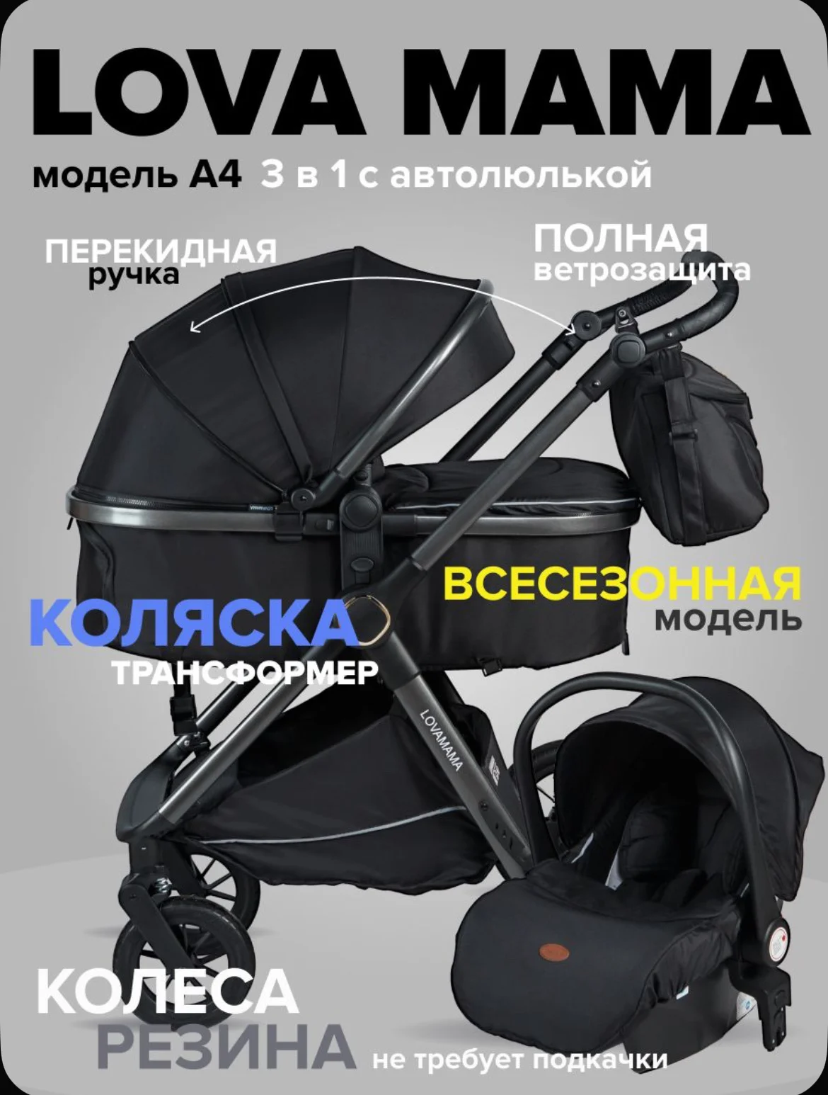 Коляска 3 в 1 - изображение 1