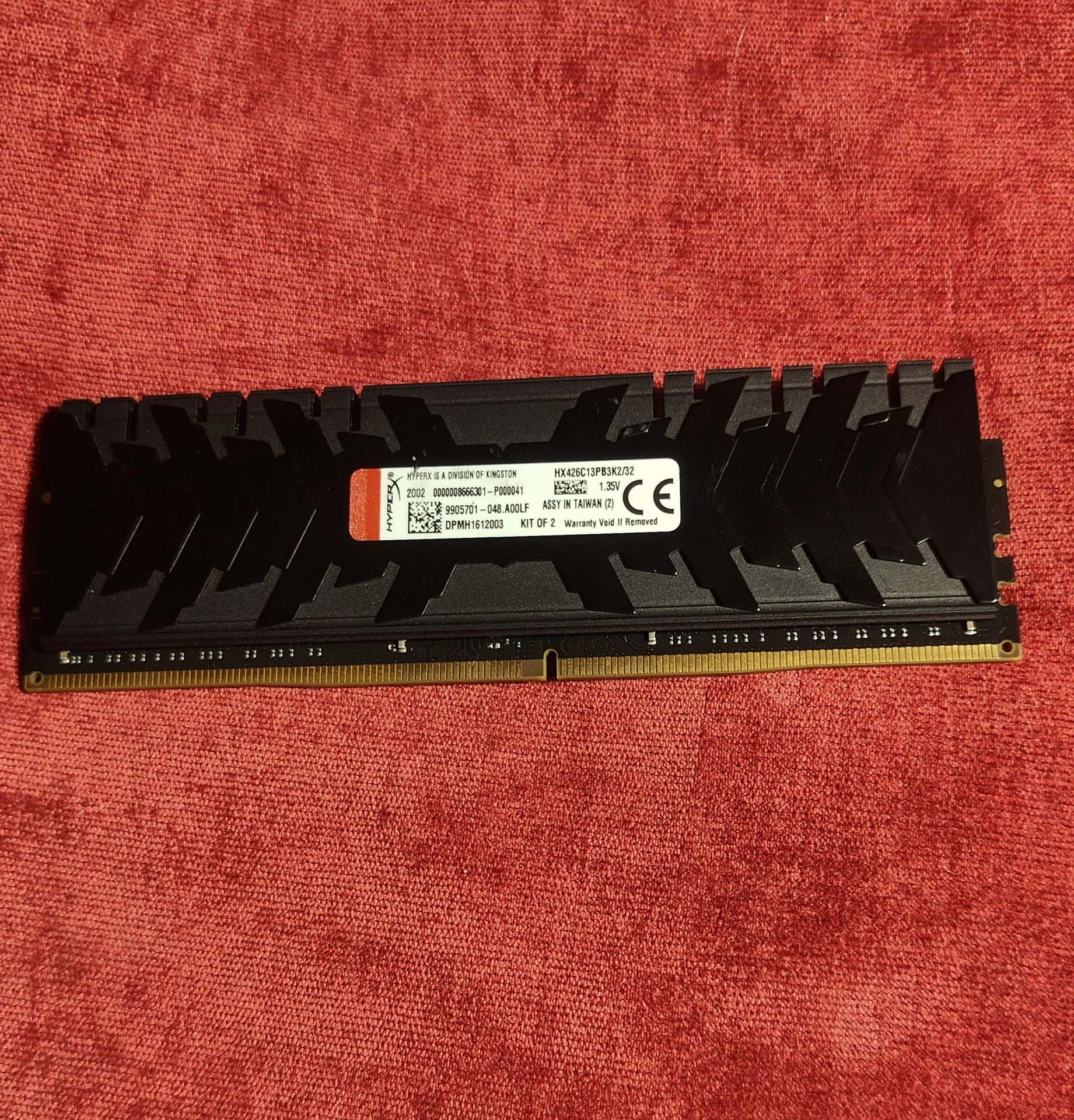 Ddr4 16gb kingston predator 2666 - миниатюра 2