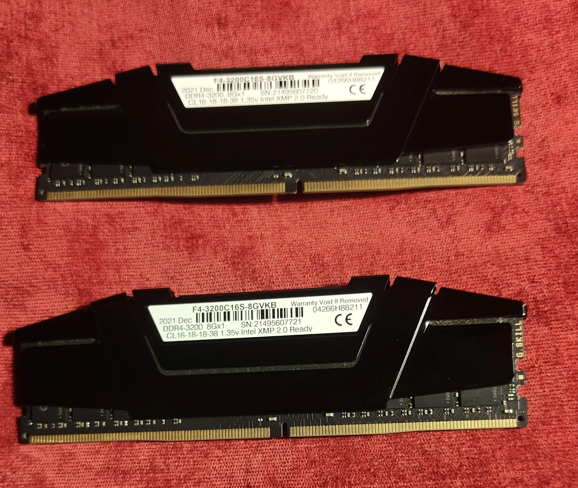 Ddr4 16gb g.skill ripjaws 3200 - миниатюра 2