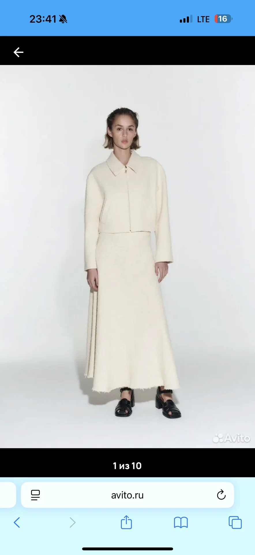 Костюм Zara твидовый - миниатюра 6
