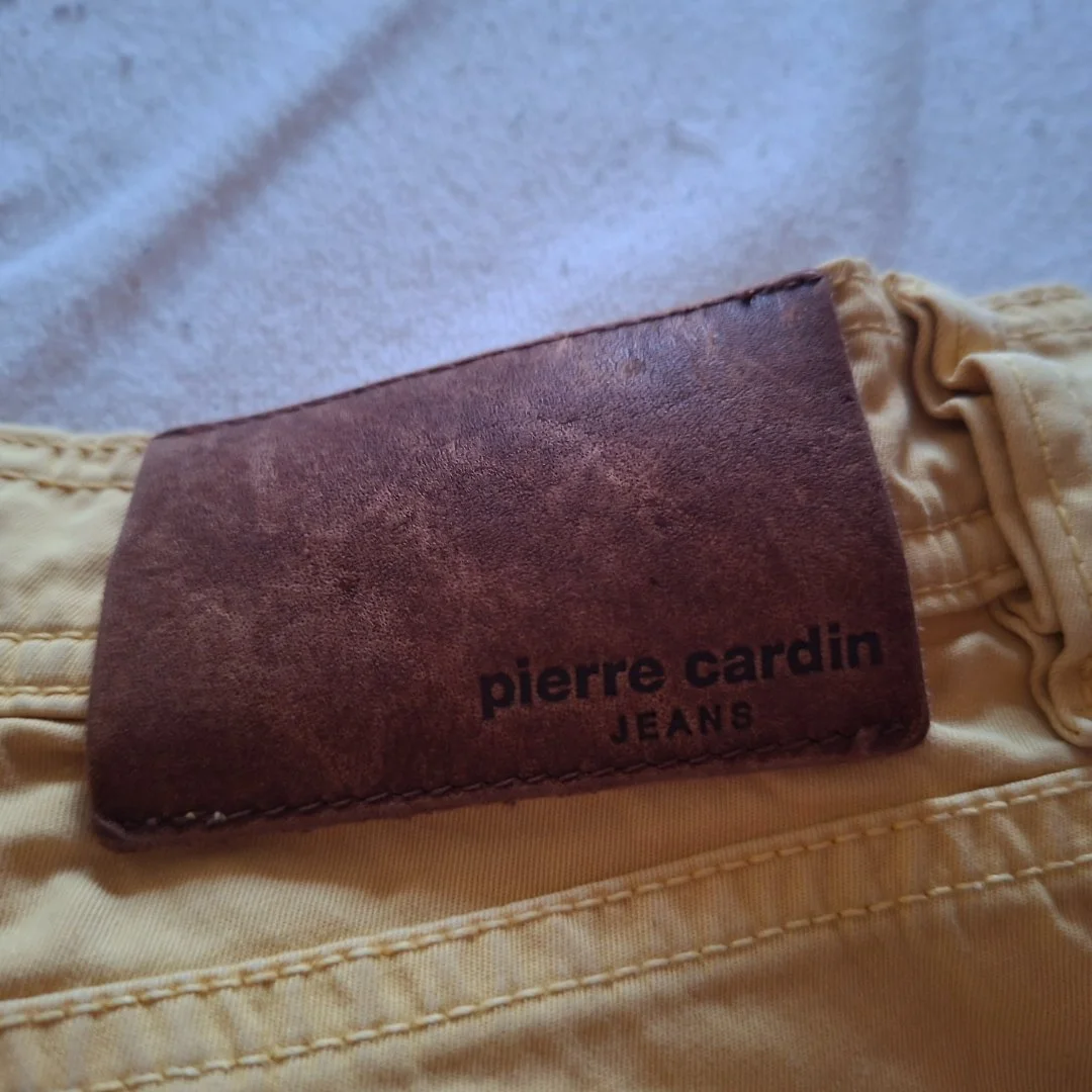 Жёлтые джинсы Pierre Cardin размер 48(M) - миниатюра 5