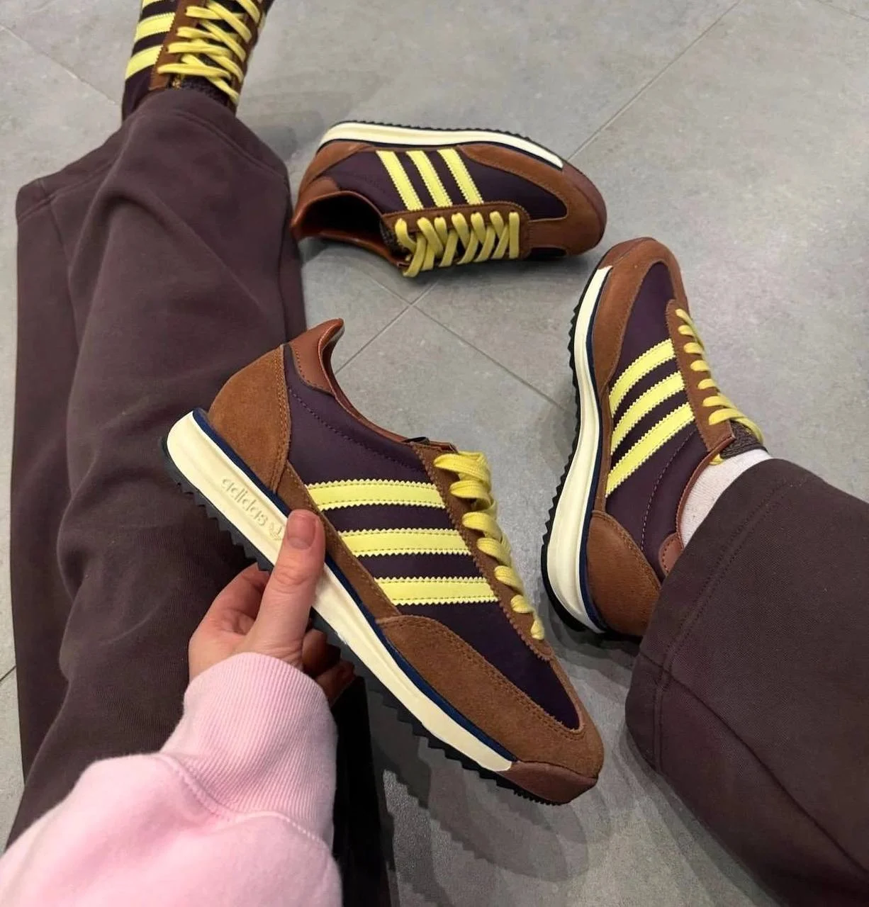 Кроссовки ADIDAS SL 72 размер 40 на замша - миниатюра 7