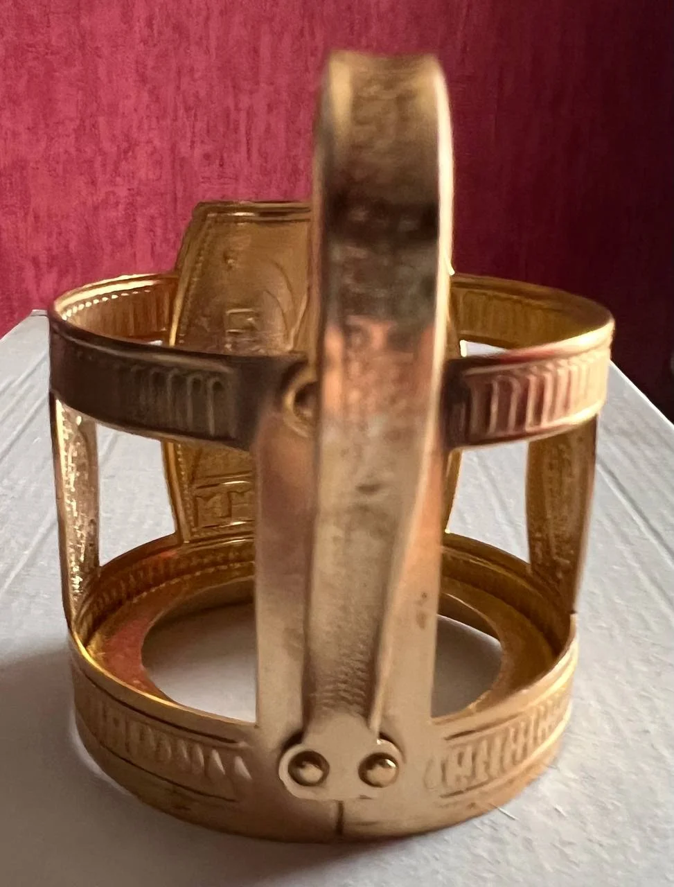 «Башни Кремля» Подстаканник СССР, алюминий - миниатюра 4