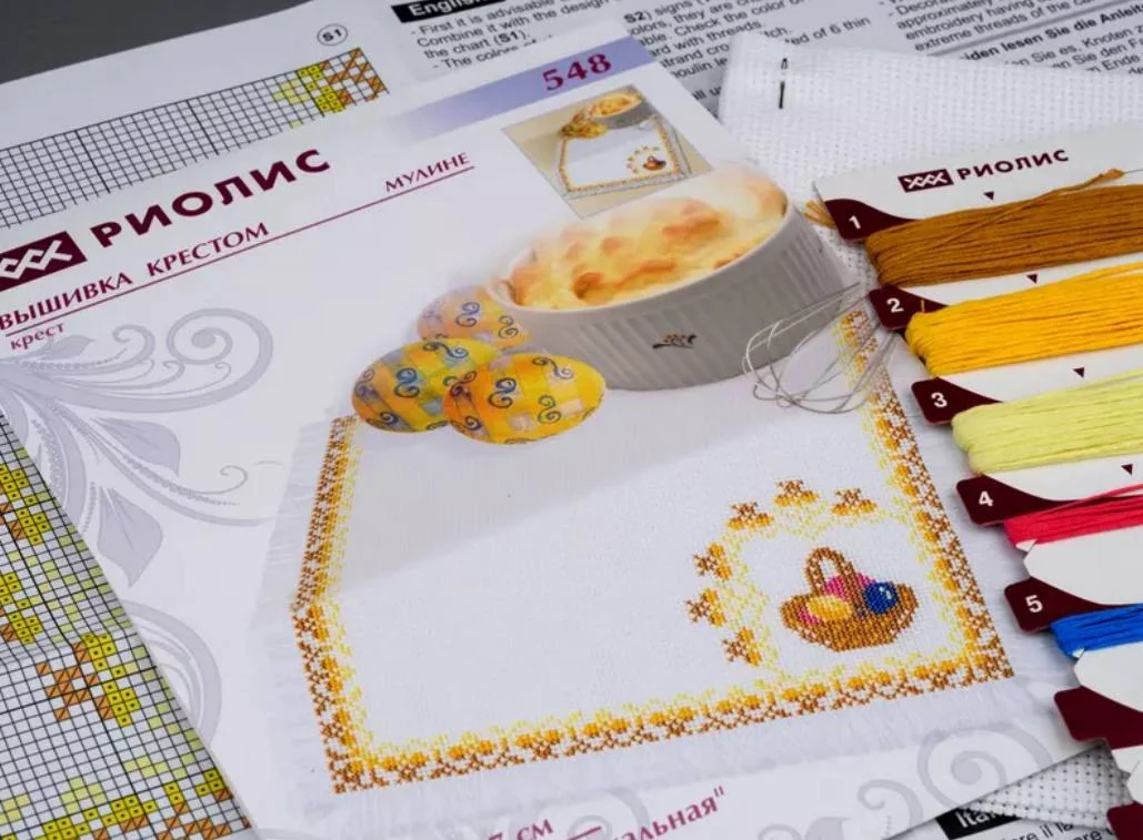 Набор для вышивания Сафетка "Пасхальная" - миниатюра 3