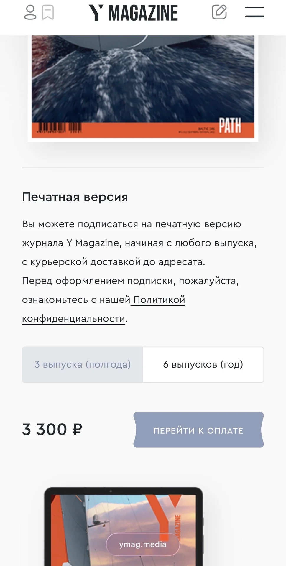 Журнал Y Magazine - миниатюра 10