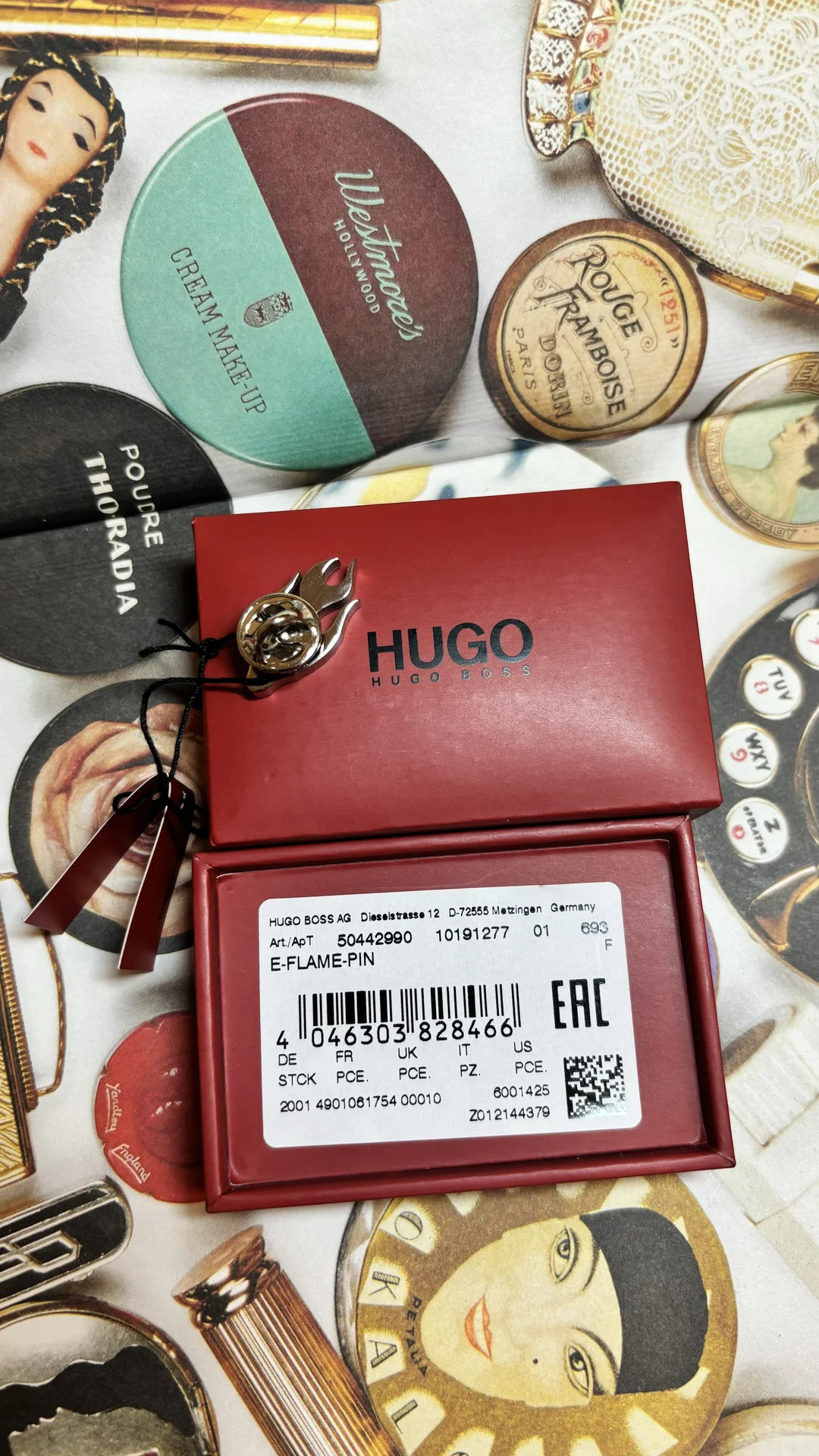 Брошь пин пламя Hugo - миниатюра 5