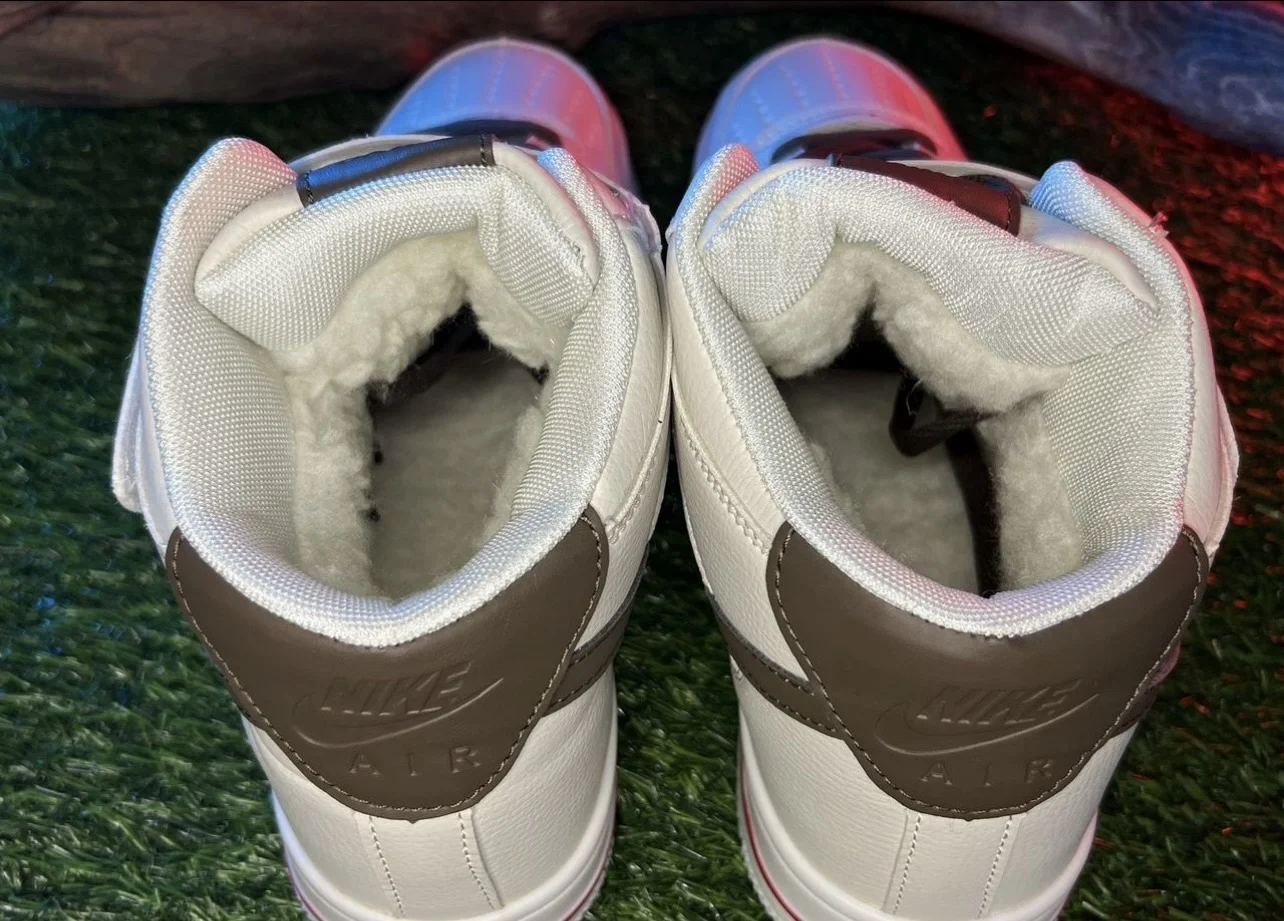 Кросовки зимние Nike Air Force 1 Mid - миниатюра 3