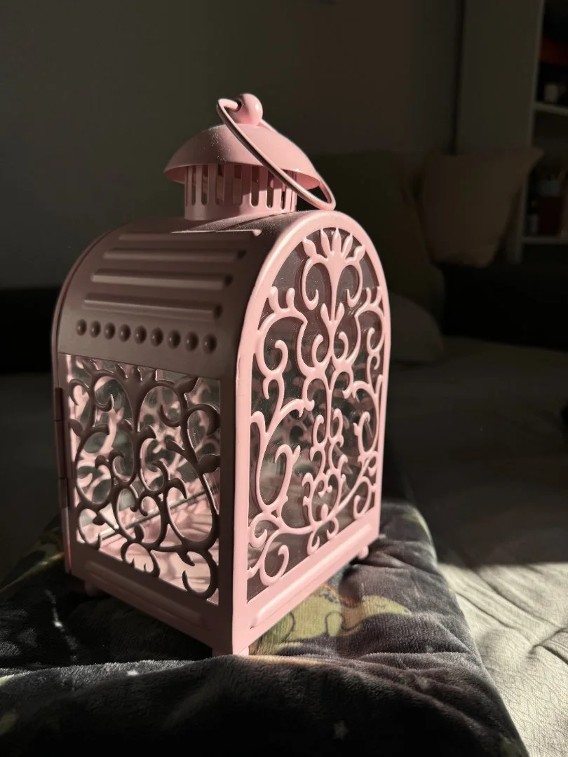 Подсвечник Икеа розовый - изображение 1