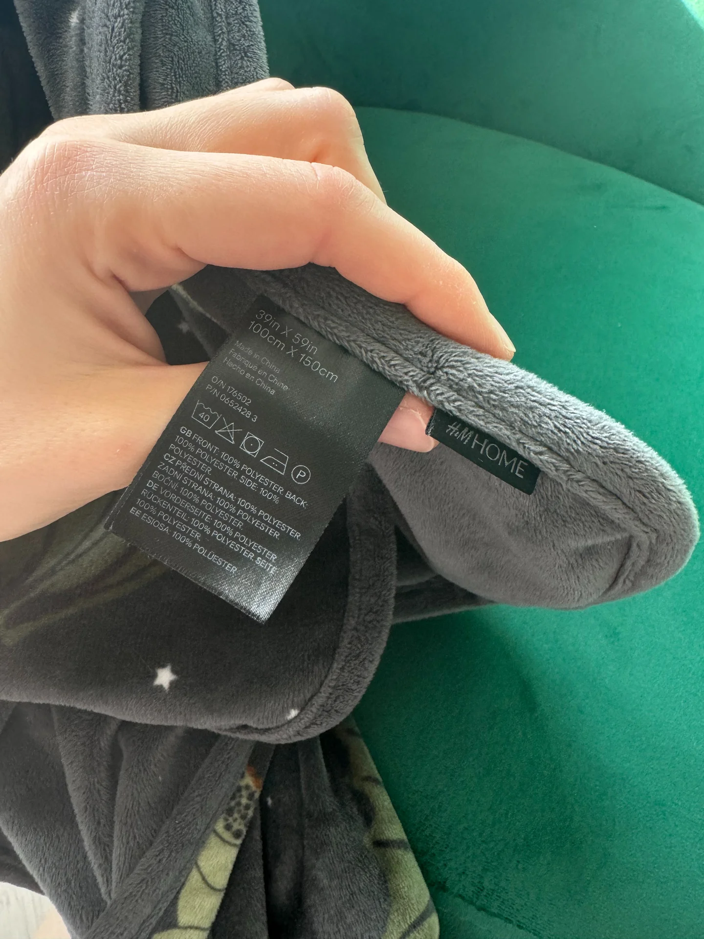 Плед покрывало H&M драконы - миниатюра 5