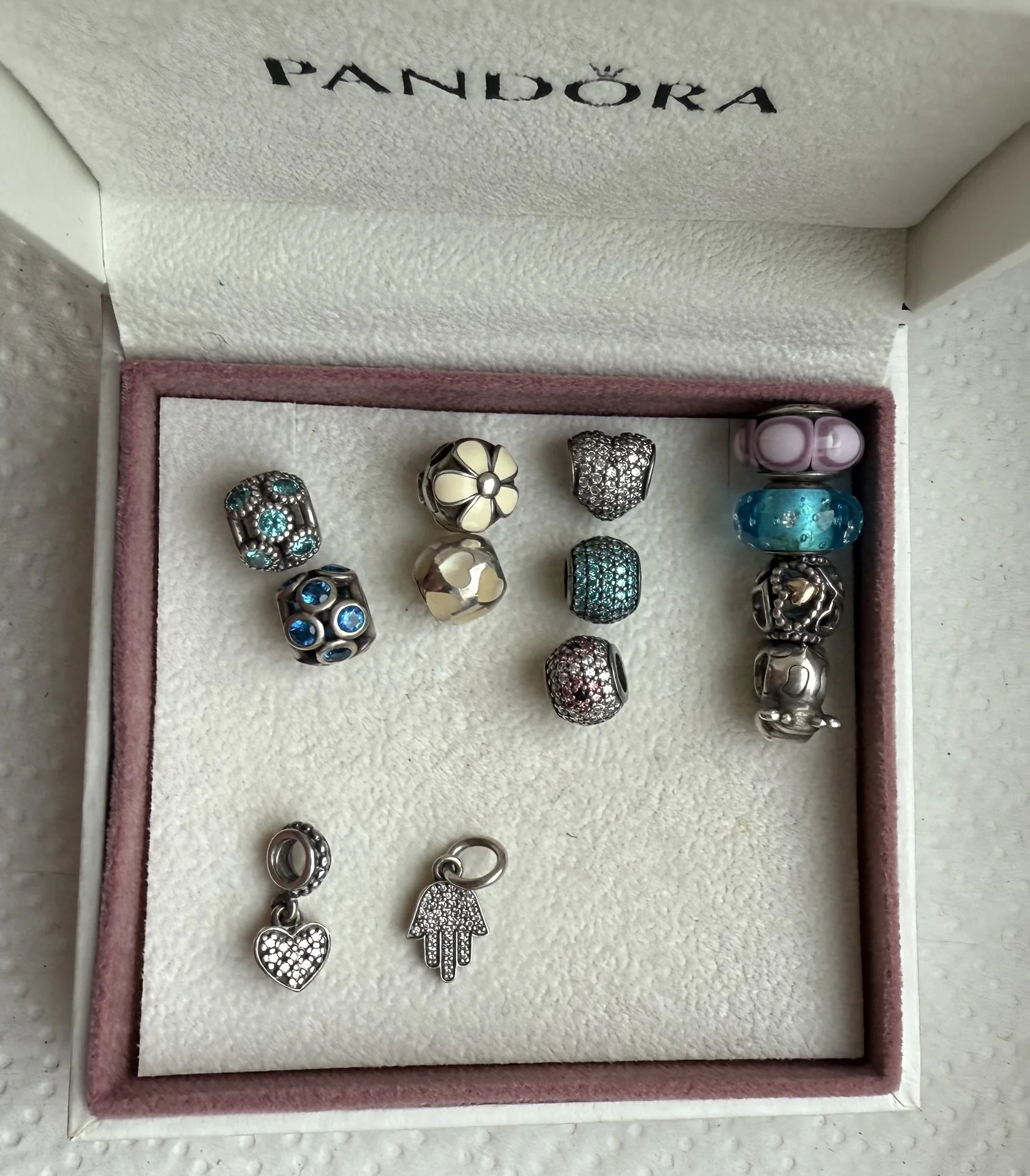 Браслет Pandora оригинал с шармами 💎 - миниатюра 9