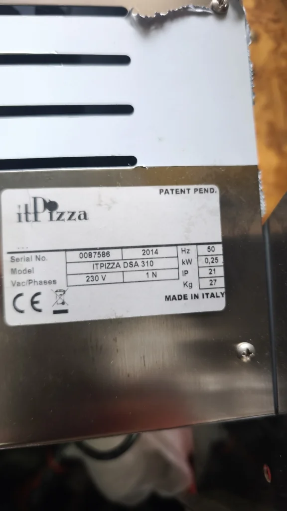 Тестораскатка для пиццы ITPIZZA DSA310 - миниатюра 5