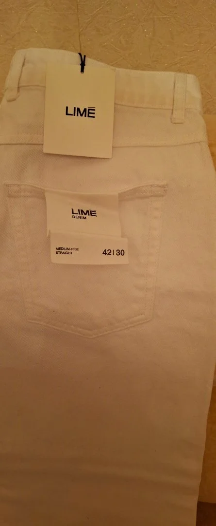 Белые джинсы Lime - миниатюра 4