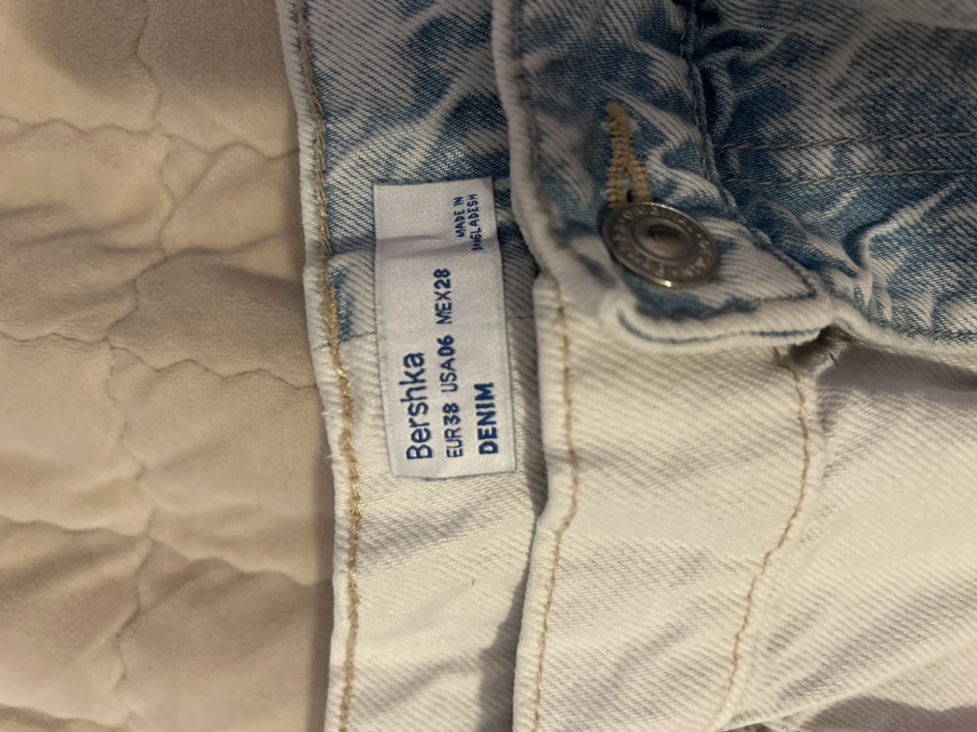 Джинсы колорблок Bershka - миниатюра 2