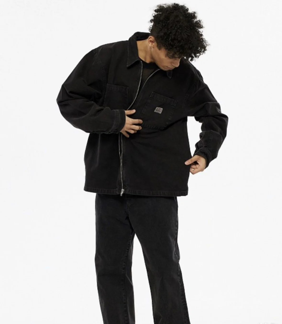 Джинсовая рубашка Stussy - миниатюра 2