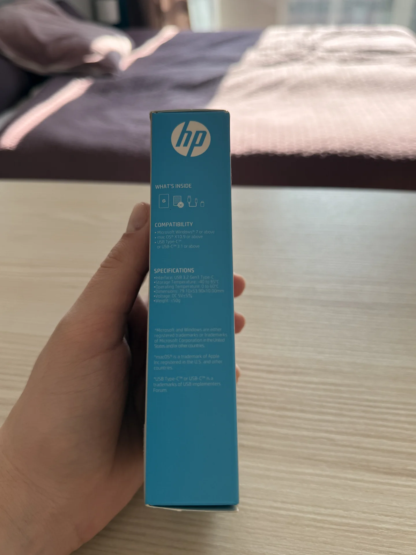 Внешний SSD диск SSD HP P500 250GB - миниатюра 3