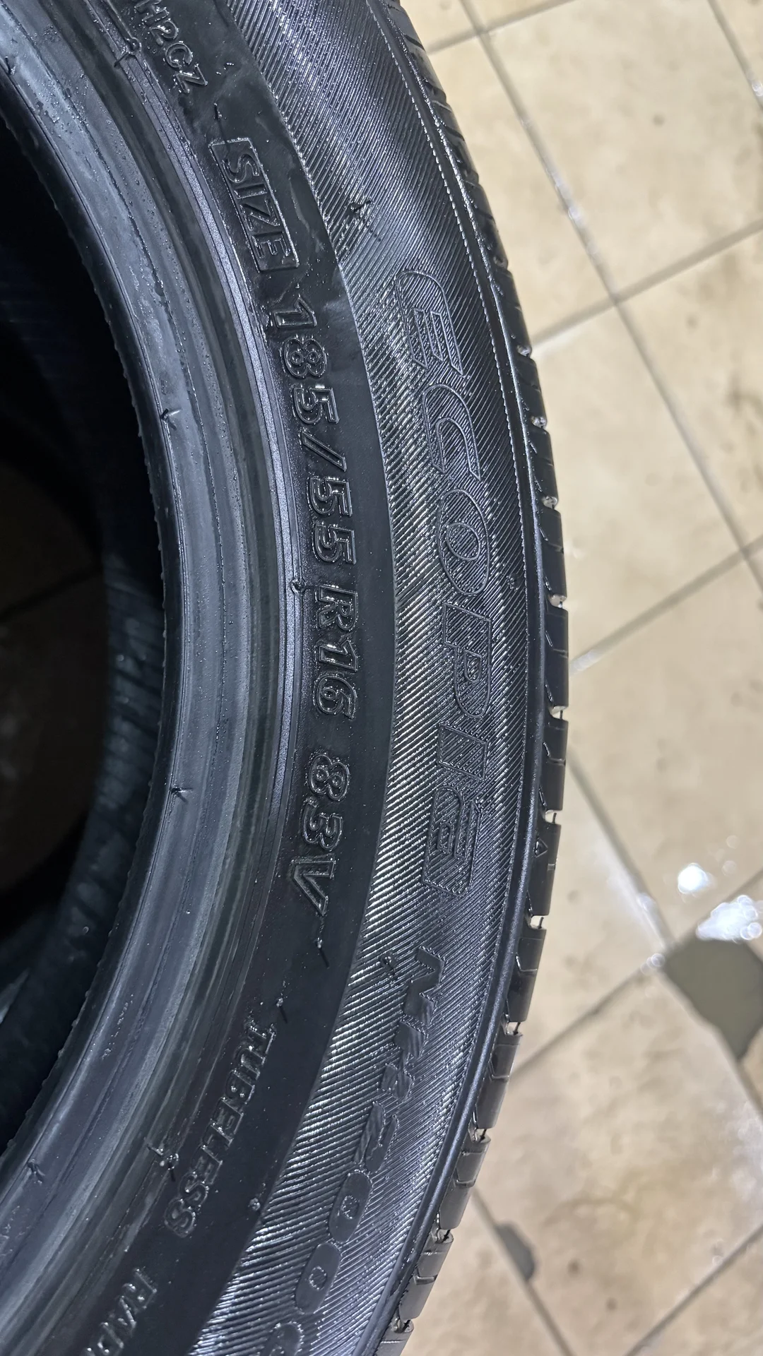 Летняя резина Bridgestone ecopia 185/55 r16 - миниатюра 4