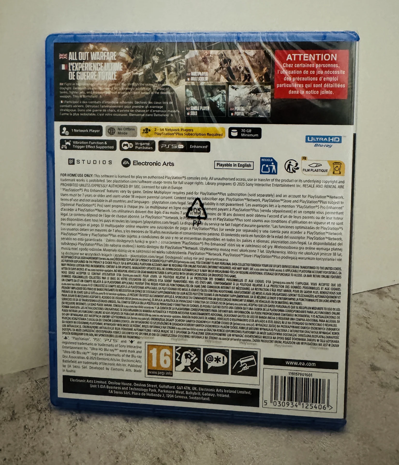 Battlefield 6 ps5 диск - миниатюра 2