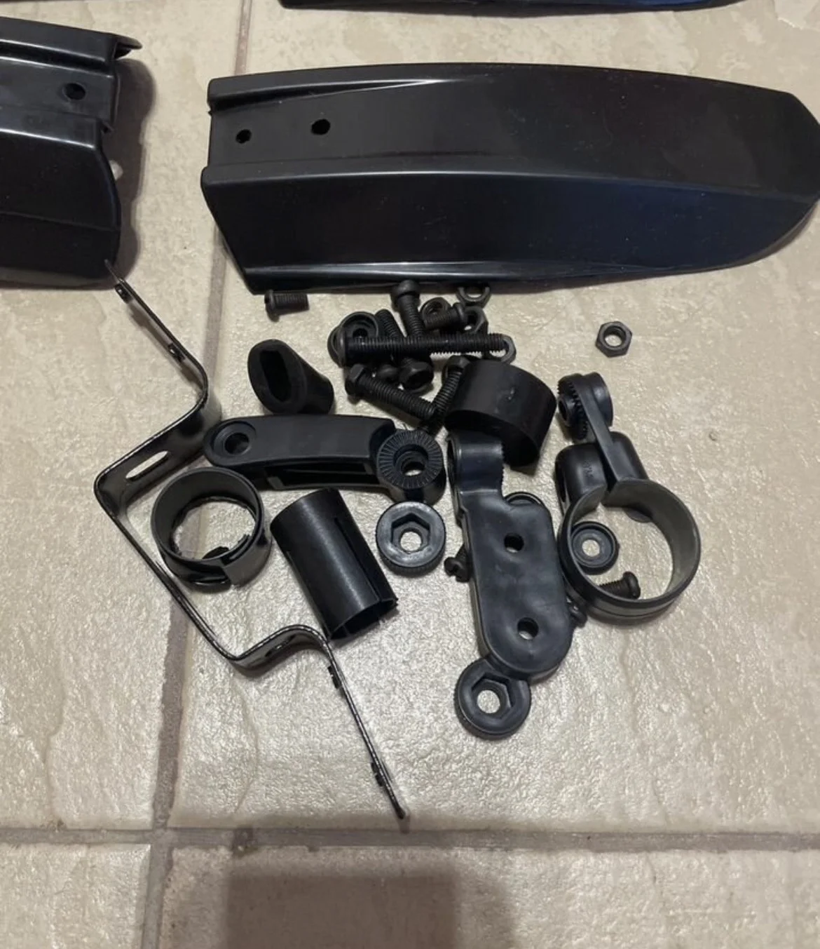 Комплект велосипедных крыльев ск крепежом - миниатюра 2