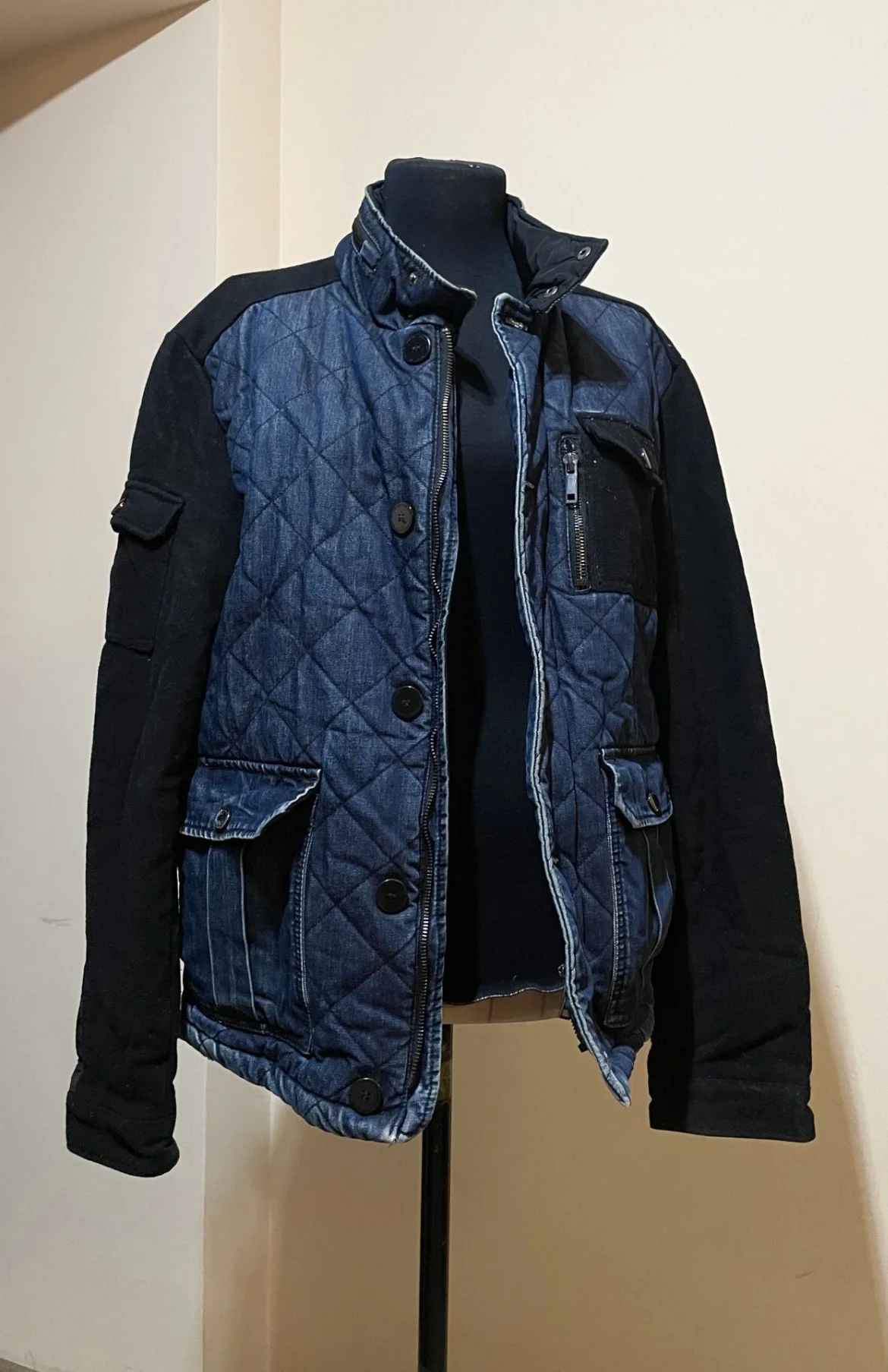 Куртка Zara 50 джинсовая - миниатюра 5