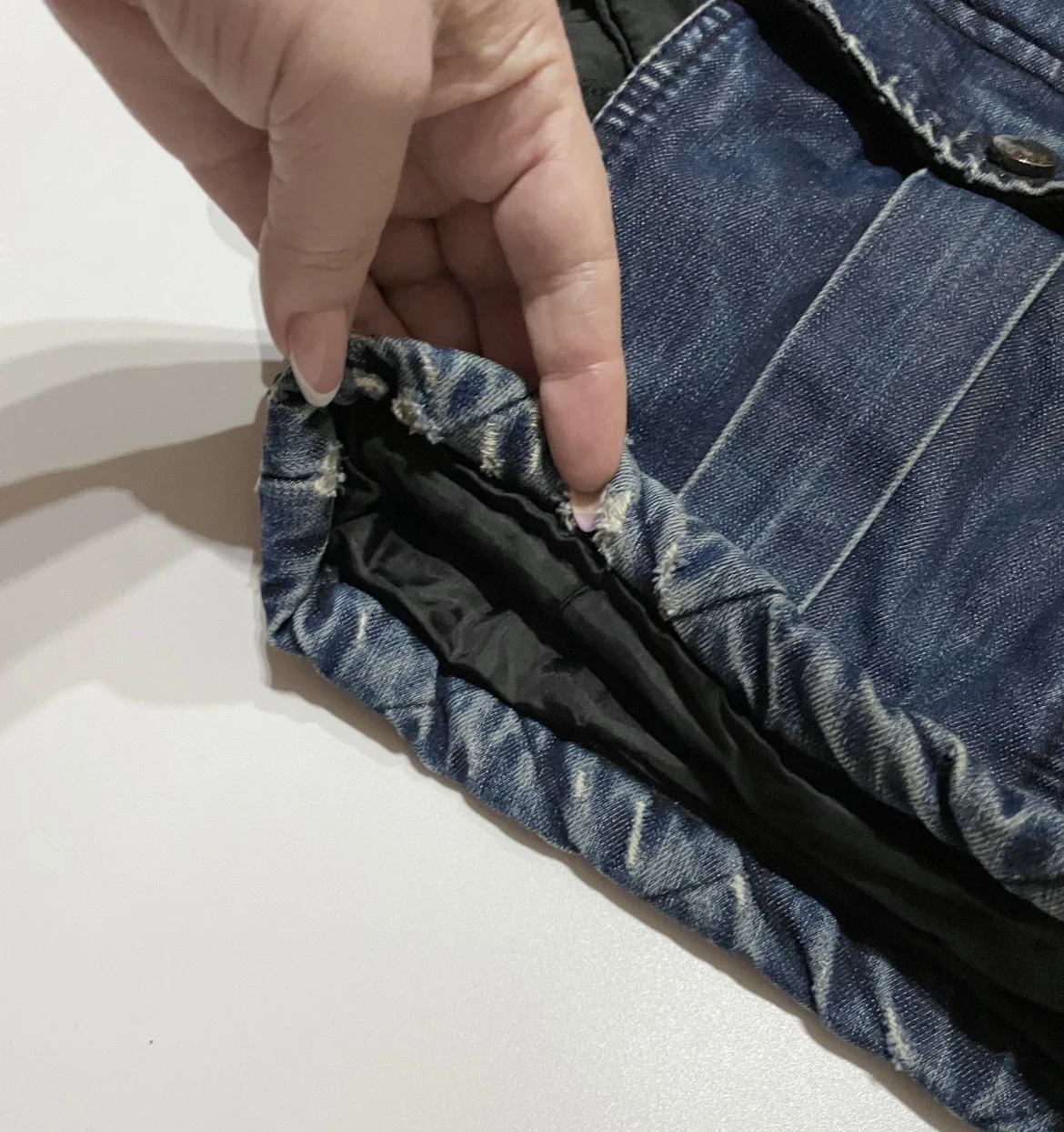 Куртка Zara 50 джинсовая - миниатюра 7