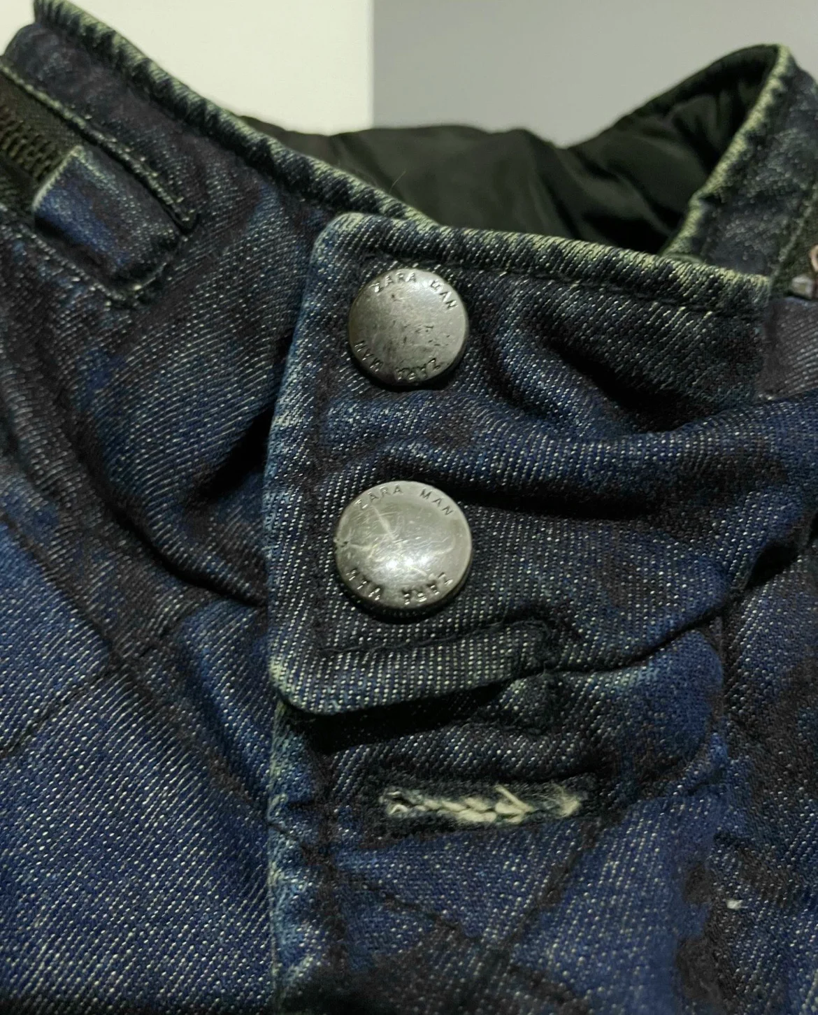 Куртка Zara 50 джинсовая - миниатюра 8