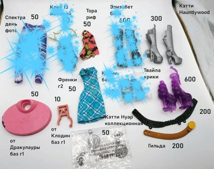 Monster high вещи - миниатюра 2
