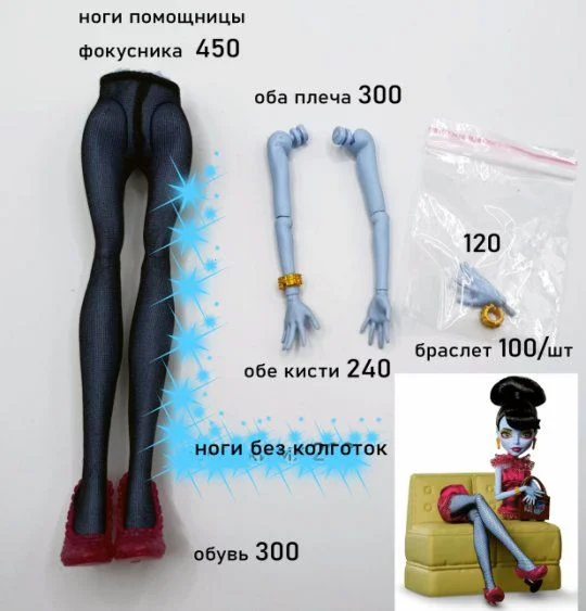 Monster high вещи - миниатюра 4