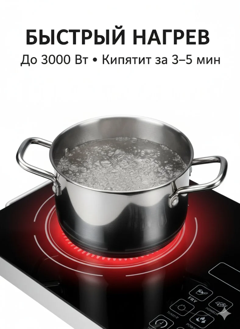 Электро плита настольная - миниатюра 2