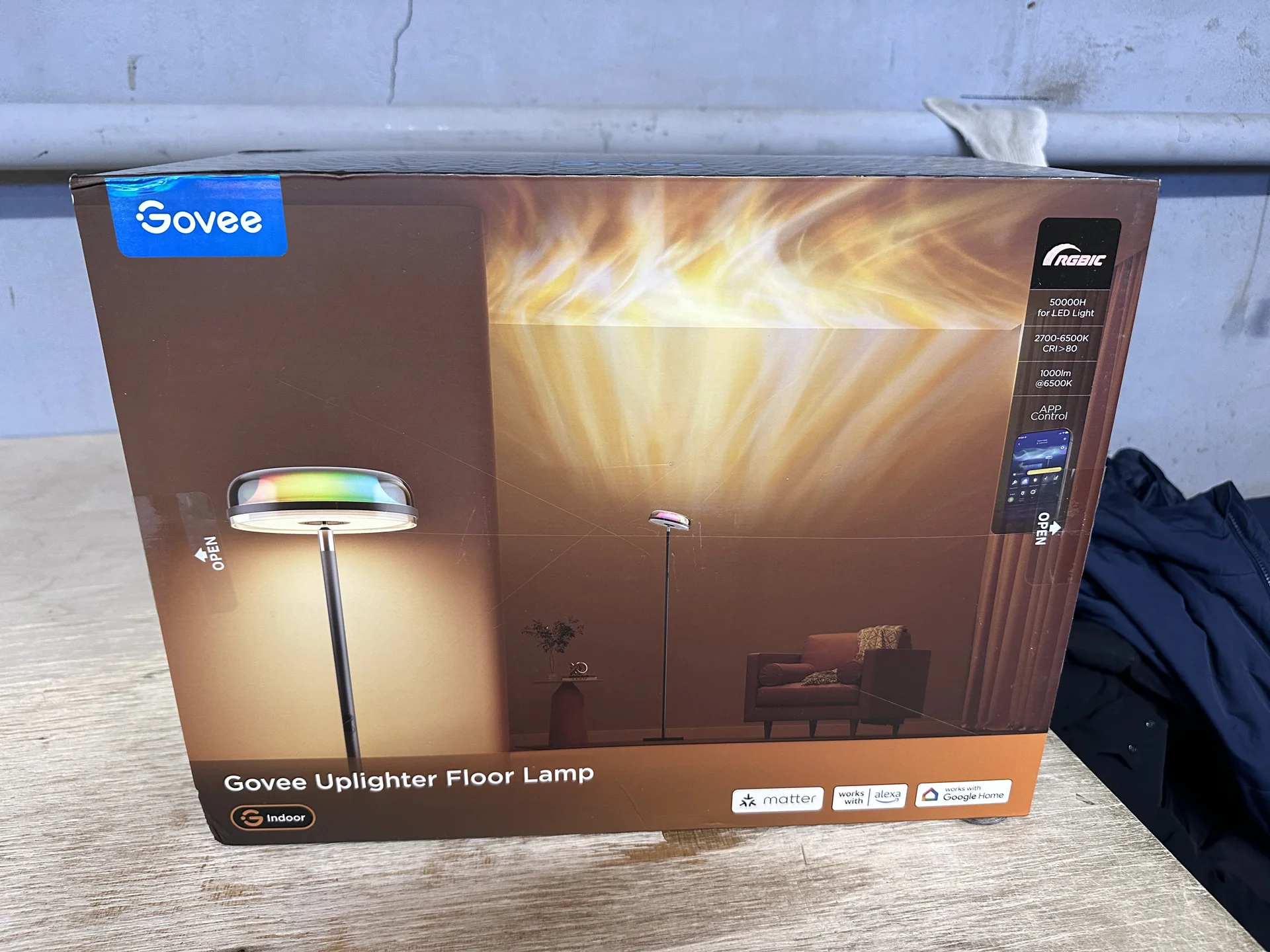 Govee Uplighter Floor Lamp трендовый светильник - миниатюра 4