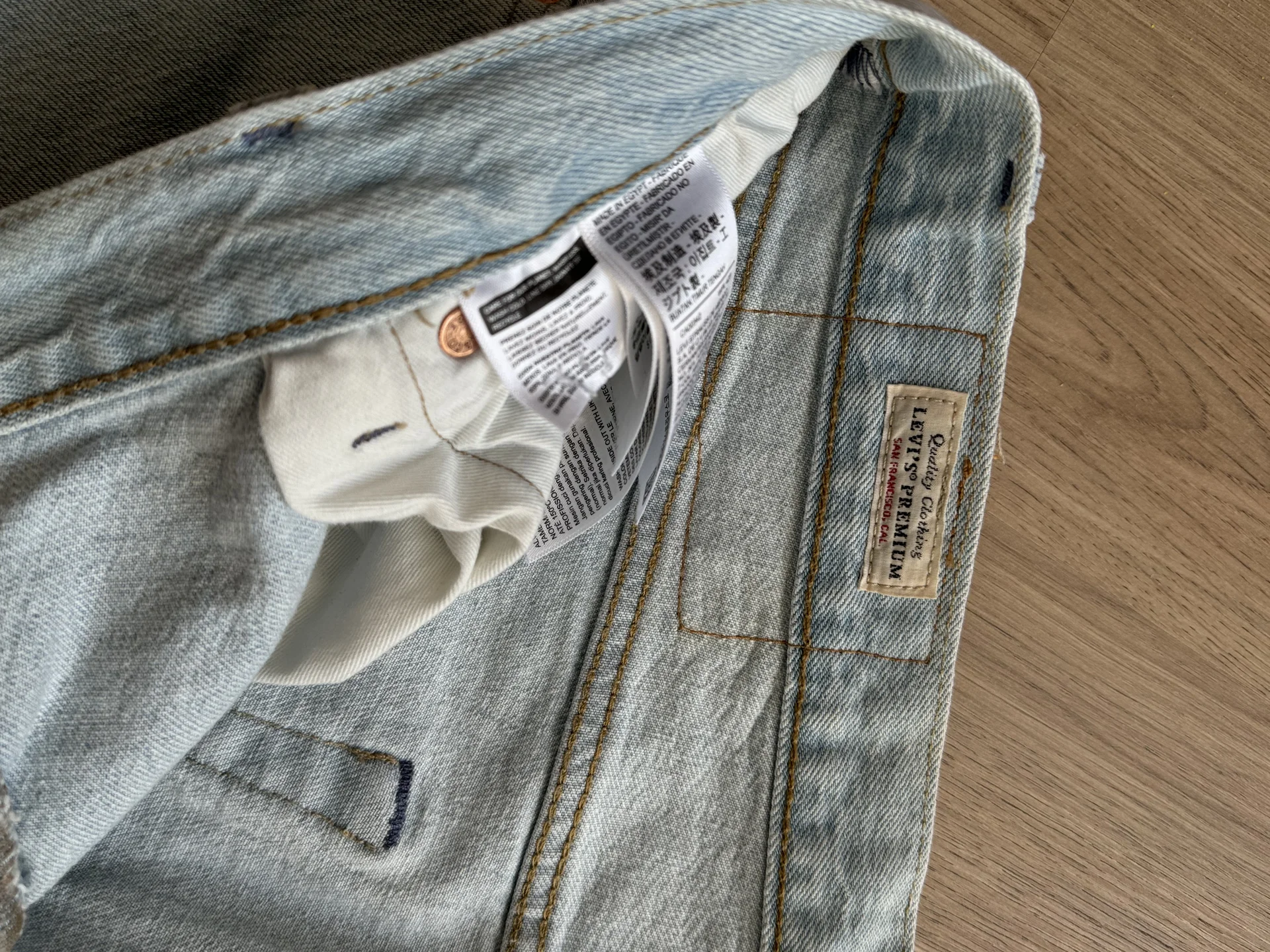 Levi's 501 джинсы мужские - миниатюра 6