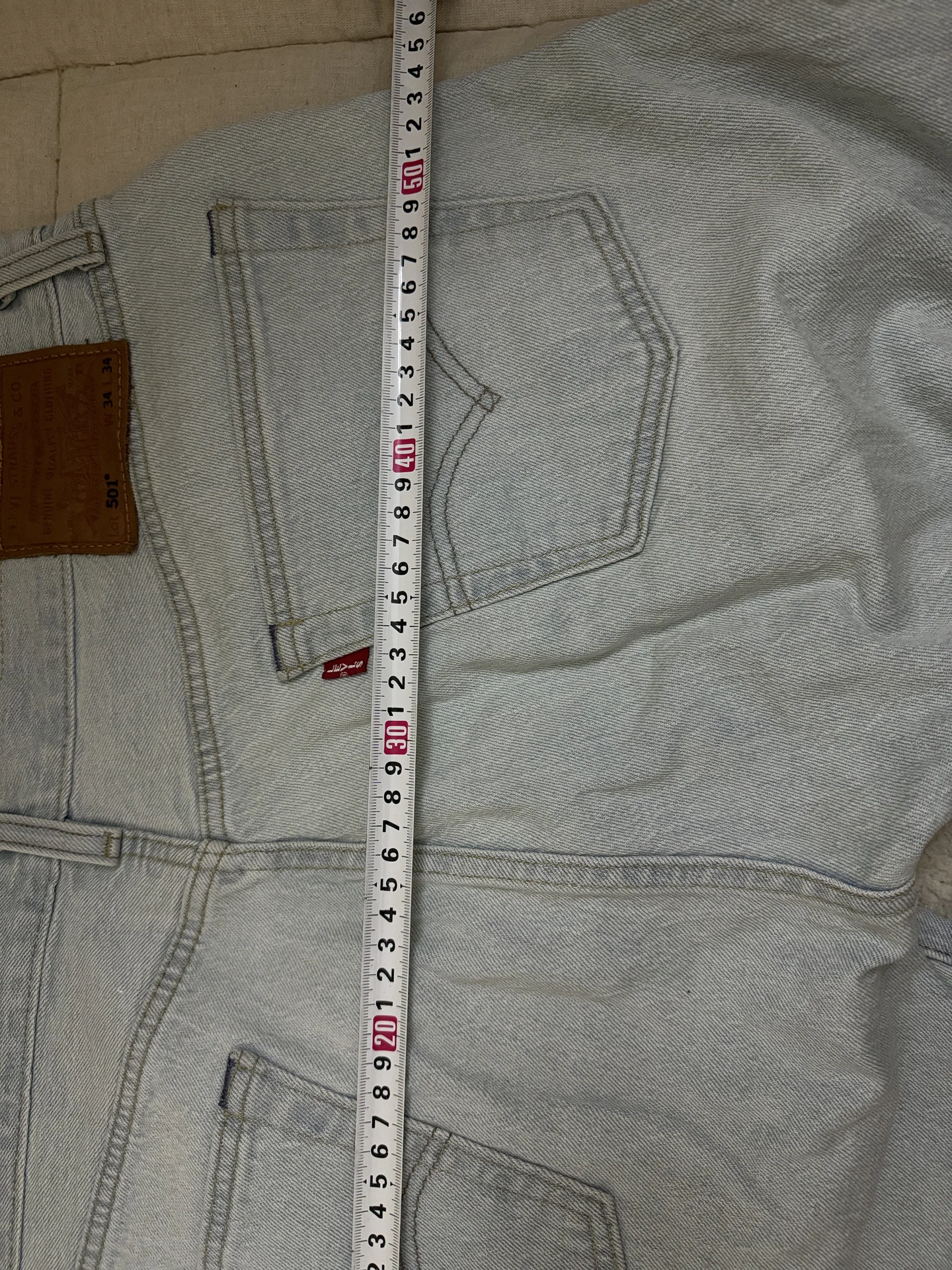 Levi's 501 джинсы мужские - миниатюра 8