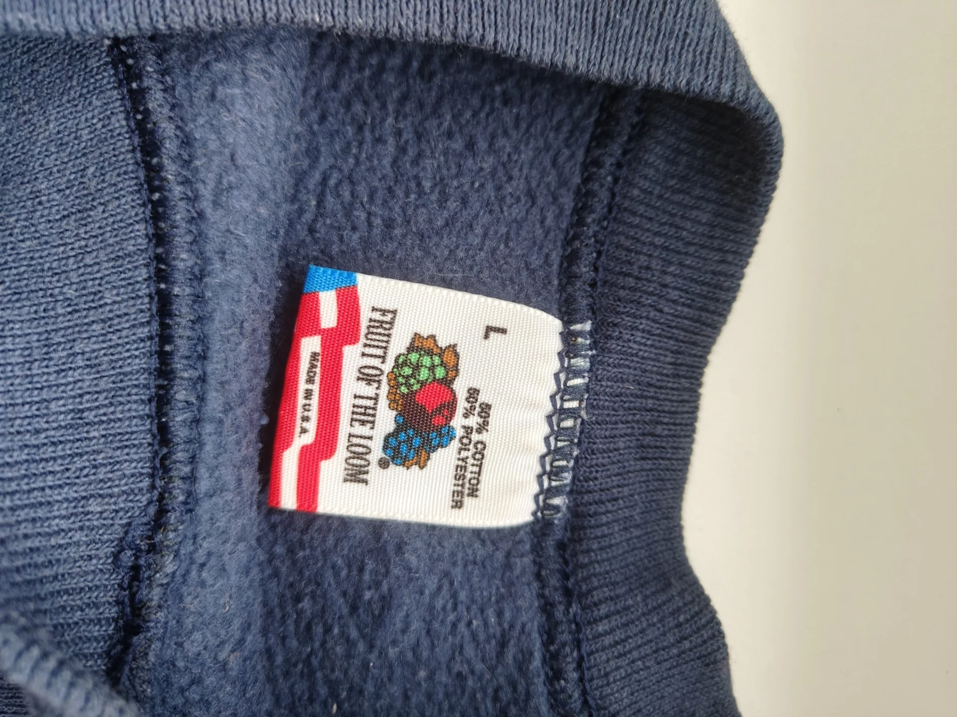 Fruit of the loom толстовка джемпер оригинал сша размер L - миниатюра 3